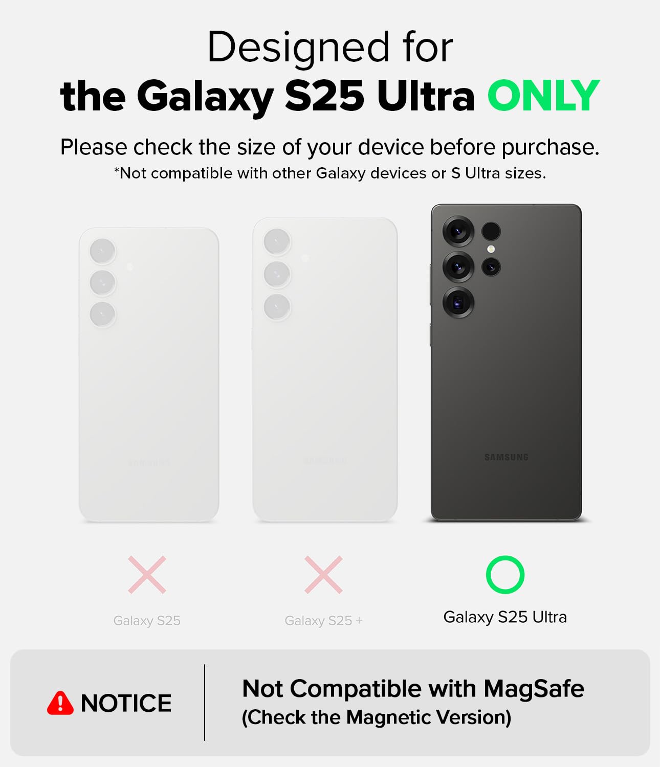 Ringke Onyx Case Compatible with Samsung Galaxy S25 Ultra, Firm Grip, Non-Slip Elegant Design, Perfect Fit, TPU Shockproof Scratch-Resistant Unique Texture Mobile Phone Case, Dark Green