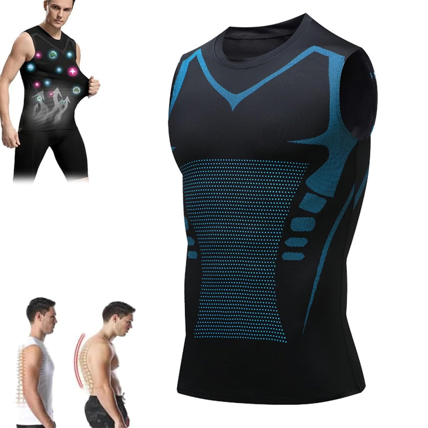 max muskel shirt,Aktivheld Body Shaper,aktivheld - Fit Weste, Vitalweste Duneva, Abnehmen Weste Herren,Duneva Abnehmweste,Vital Vest Abnehmweste,Vitalvest, Körperformendes Unterhemd Herren,abnehmweste