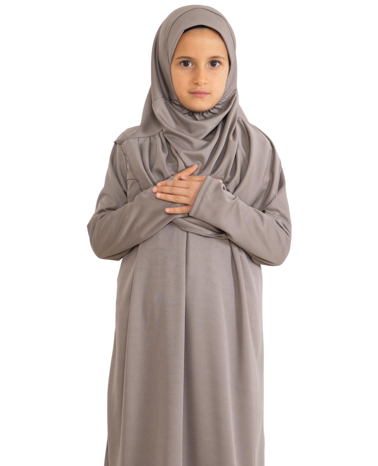 Prien Gebetskleidung Für Kinder, Mädchen Muslim Kleider, Lange Ärmel Abaya Mit Hijab, Islam Kleidung Frauen, Damen Muslimische Kleid Set, Gebetskleid Jilbab Khimar Ramadan