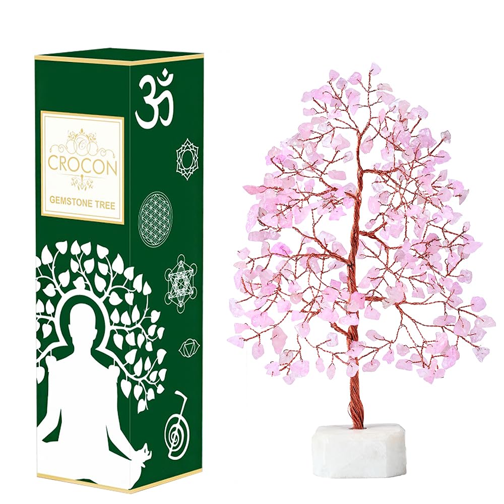Crocon Der Originale Lebensbaum 7 Chakra Kristall Baum Geschenke für Frauen