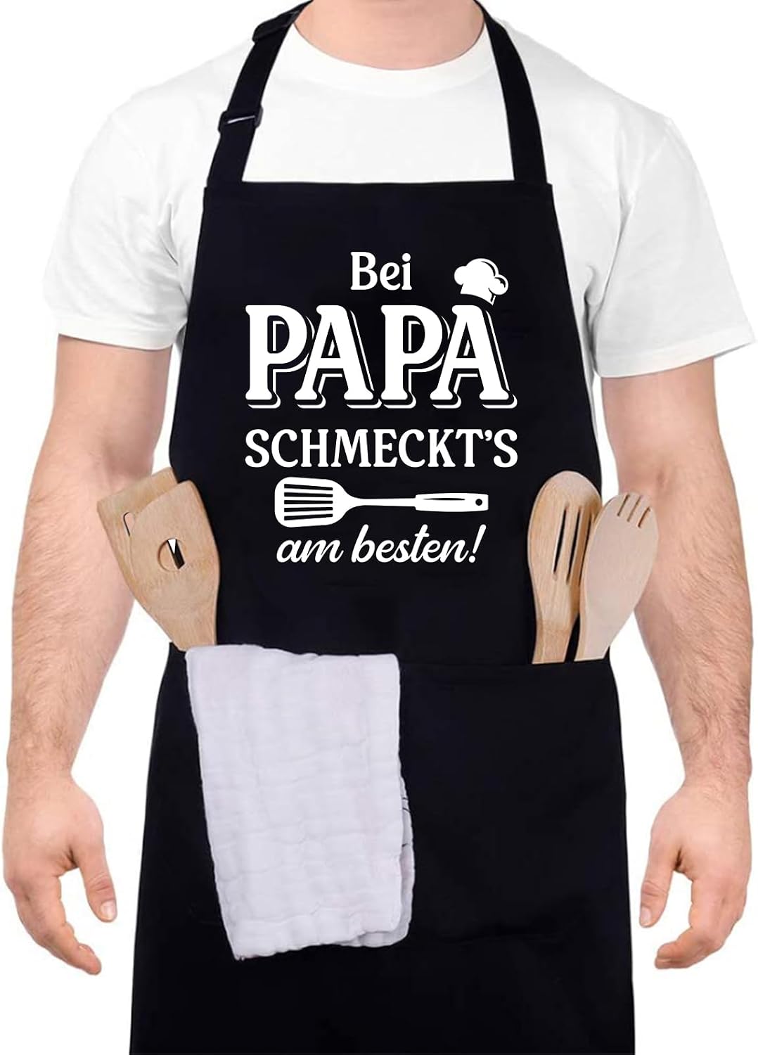 Lustige Kochschürze für Männer,Grillschürze Verstellbare Schürze