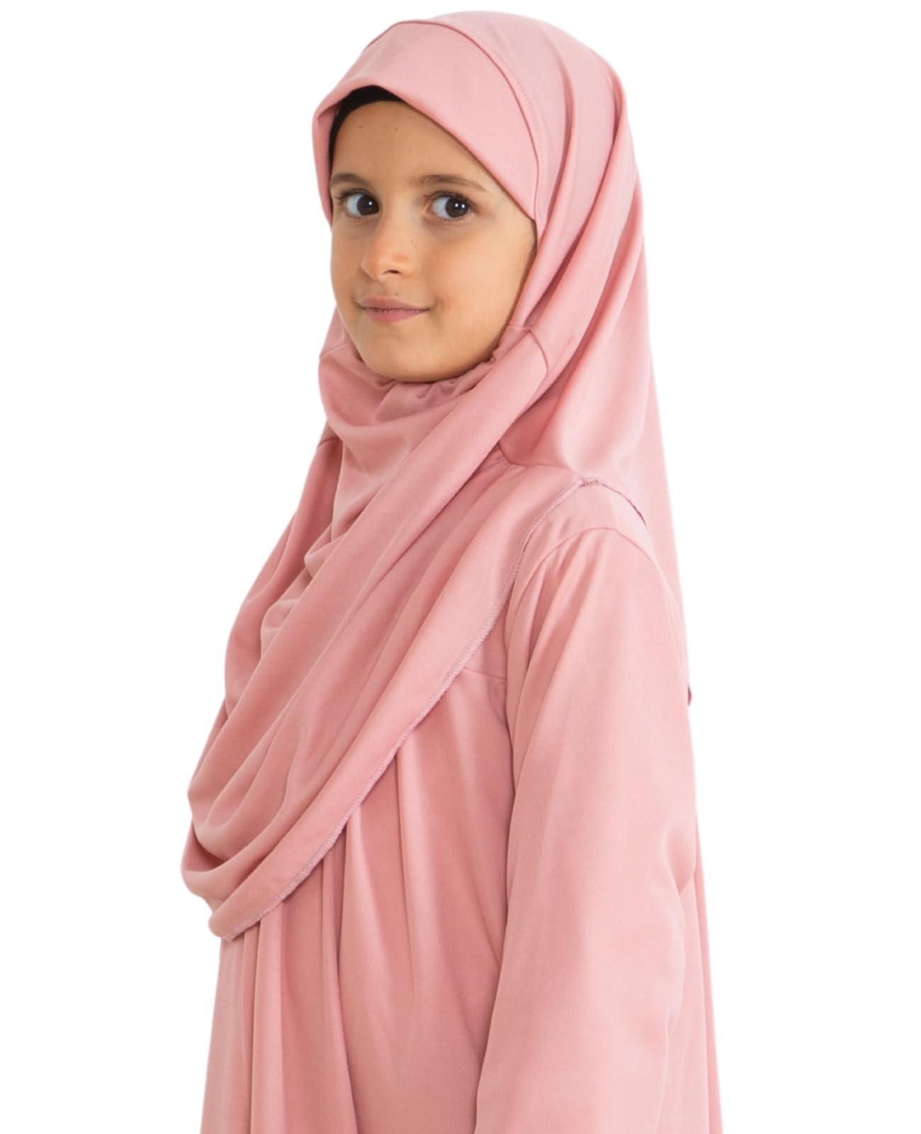 Prien Gebetskleidung Für Kinder, Mädchen Muslim Kleider, Lange Ärmel Abaya Mit Hijab, Islam Kleidung Frauen, Damen Muslimische Kleid Set, Gebetskleid Jilbab Khimar Ramadan