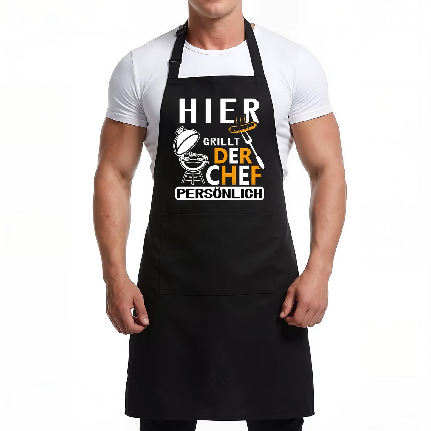 Lustige Kochschürze für Männer,Grillschürze Verstellbare Schürze