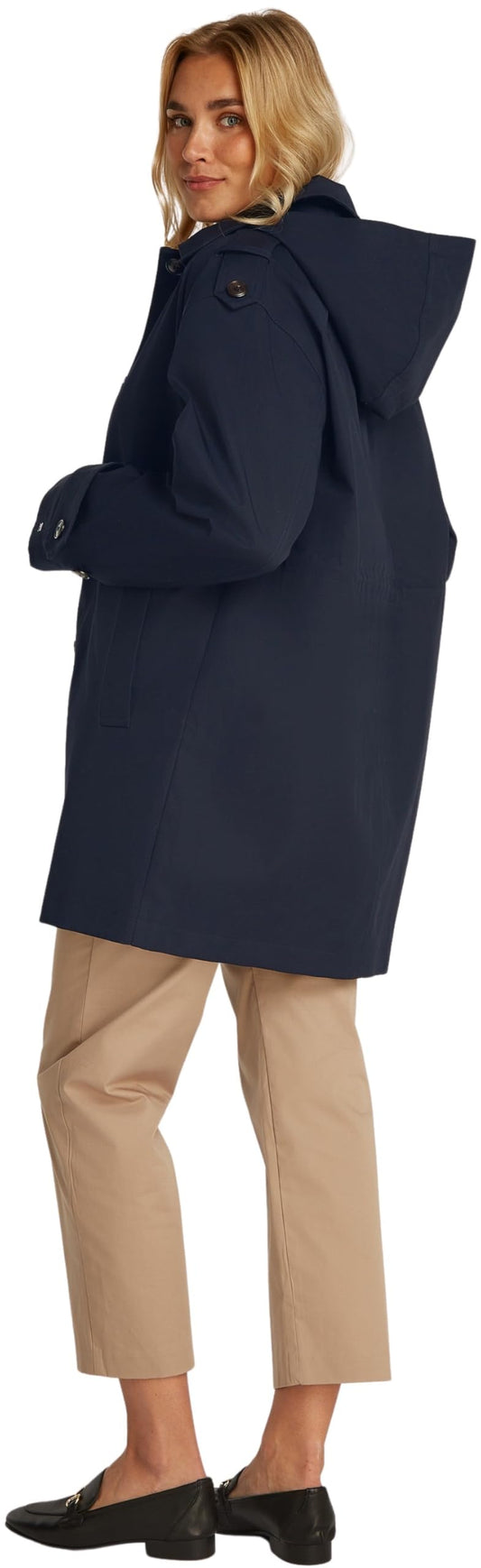 Tommy Hilfiger Damen Ess Cotton Hood Parka Ww0ww43742 ESS COTTON HOOD PARKA WW0WWW43742
