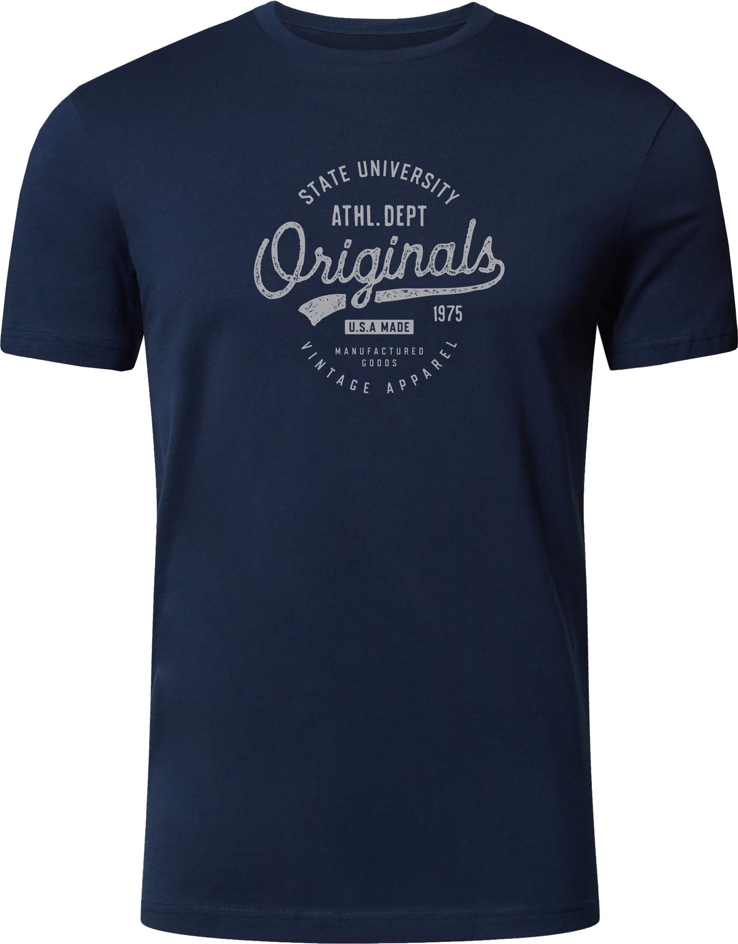 FULL TIME SPORTS Herren Baumwolle T-Shirt 4er Set Pack PRINT-001