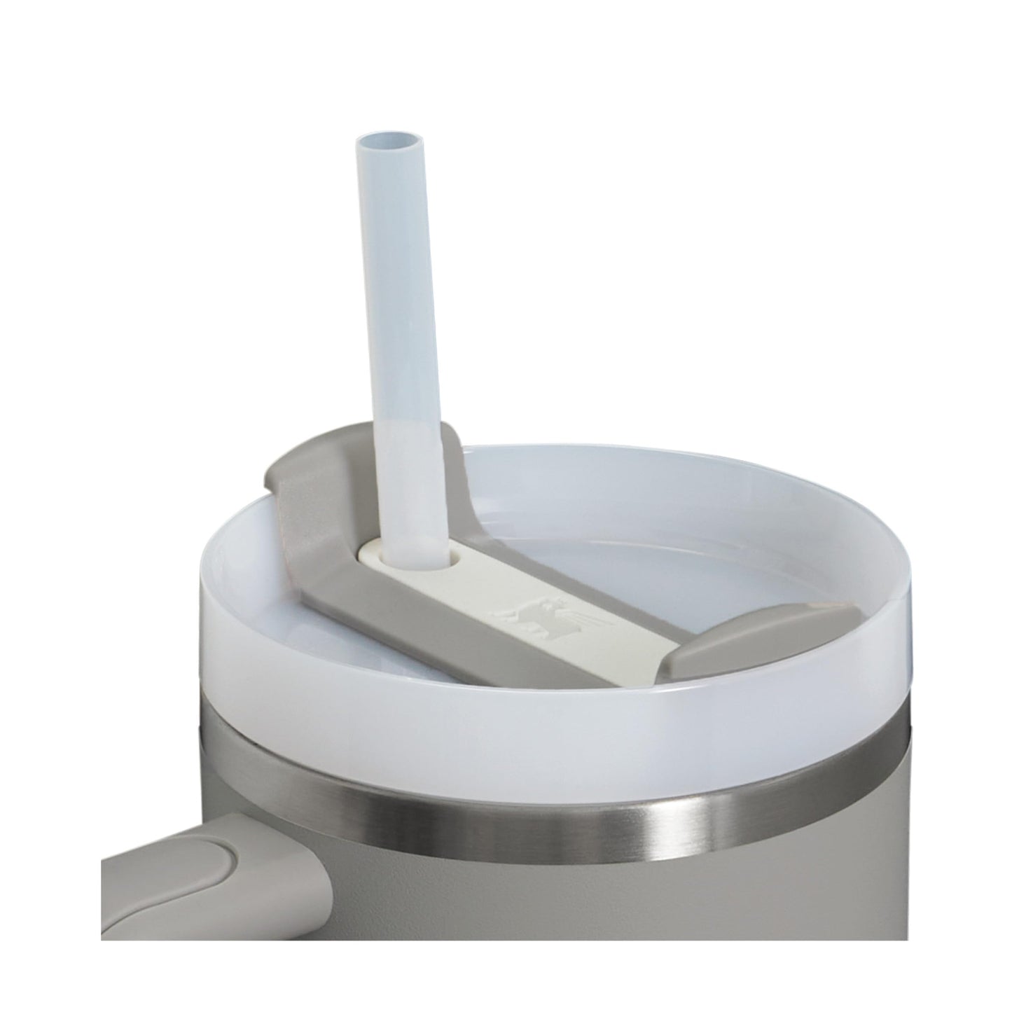 Stanley Quencher H2.0 FlowState Trinkflasche mit Strohhalm 1.18L - Thermobecher Kühlt 11 Stunden - 48 Stunden Eisgekühlt - Spülmaschinenfest - Thermosflasche BPA Frei - Kaffeebecher To Go - Cream