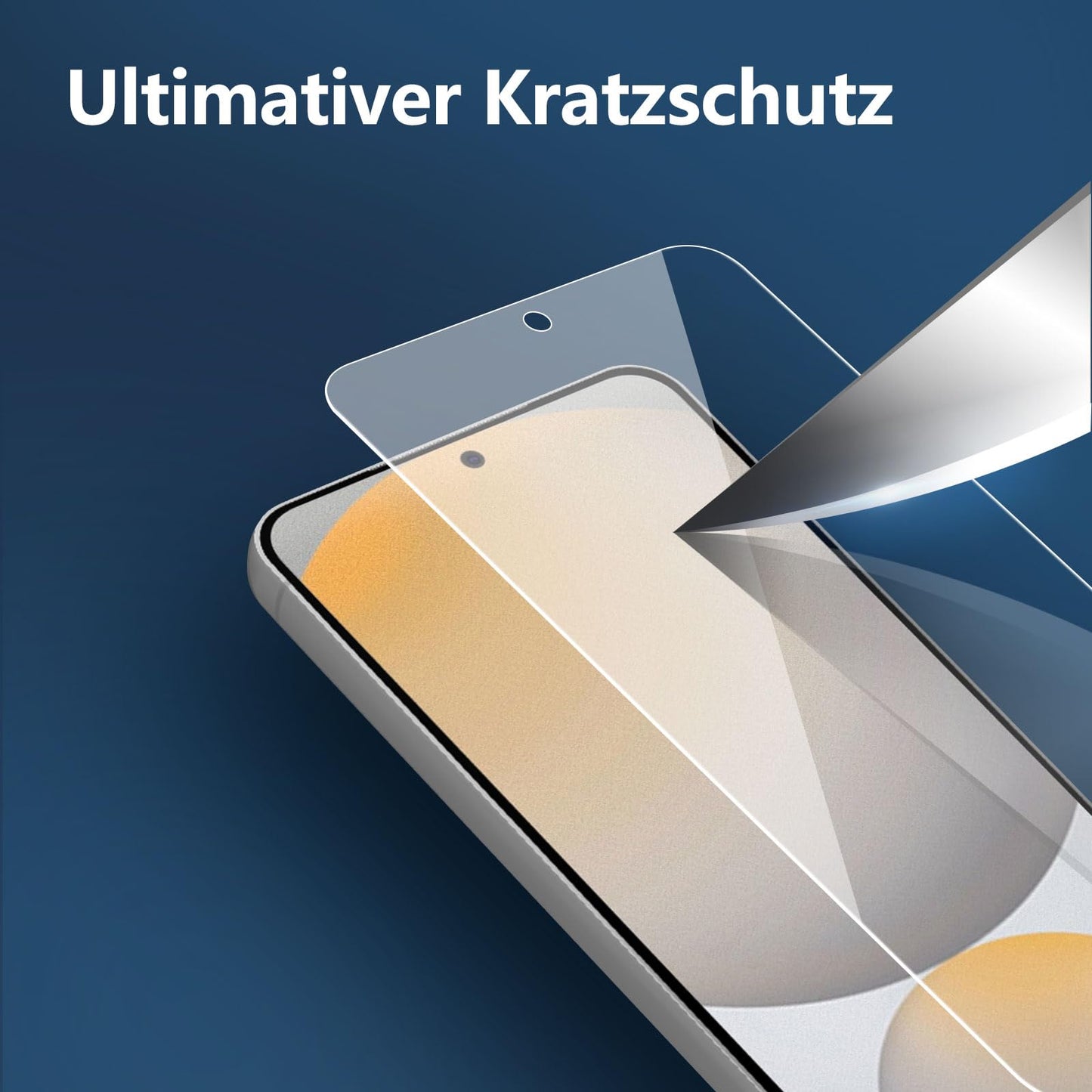 NEW'C Pack of 3 for Samsung Galaxy S25 Ultra Tempered Glass, Scratch Free, 9H Hardness, HD Screen Protector, Ultra Clear, Ultra Resistant