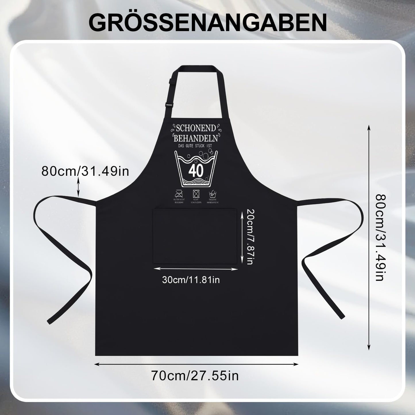 Lustige Kochschürze für Männer,Grillschürze Verstellbare Schürze