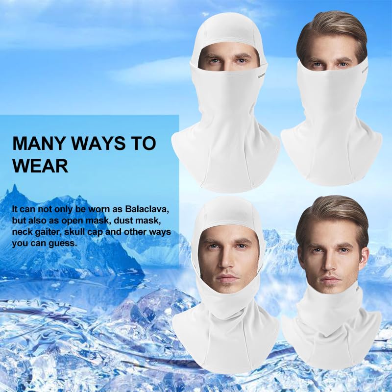 ROCKBROS Sturmhaube Balaclava Skimaske Winddicht Warm für Fahrrad Ski Motorrad Winter Unisex Einheitsgröße