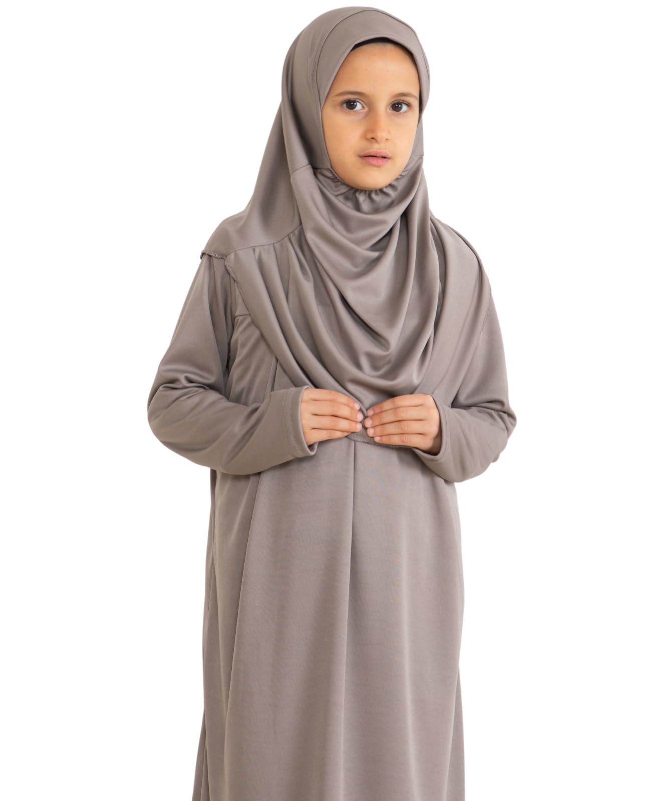Prien Gebetskleidung Für Kinder, Mädchen Muslim Kleider, Lange Ärmel Abaya Mit Hijab, Islam Kleidung Frauen, Damen Muslimische Kleid Set, Gebetskleid Jilbab Khimar Ramadan