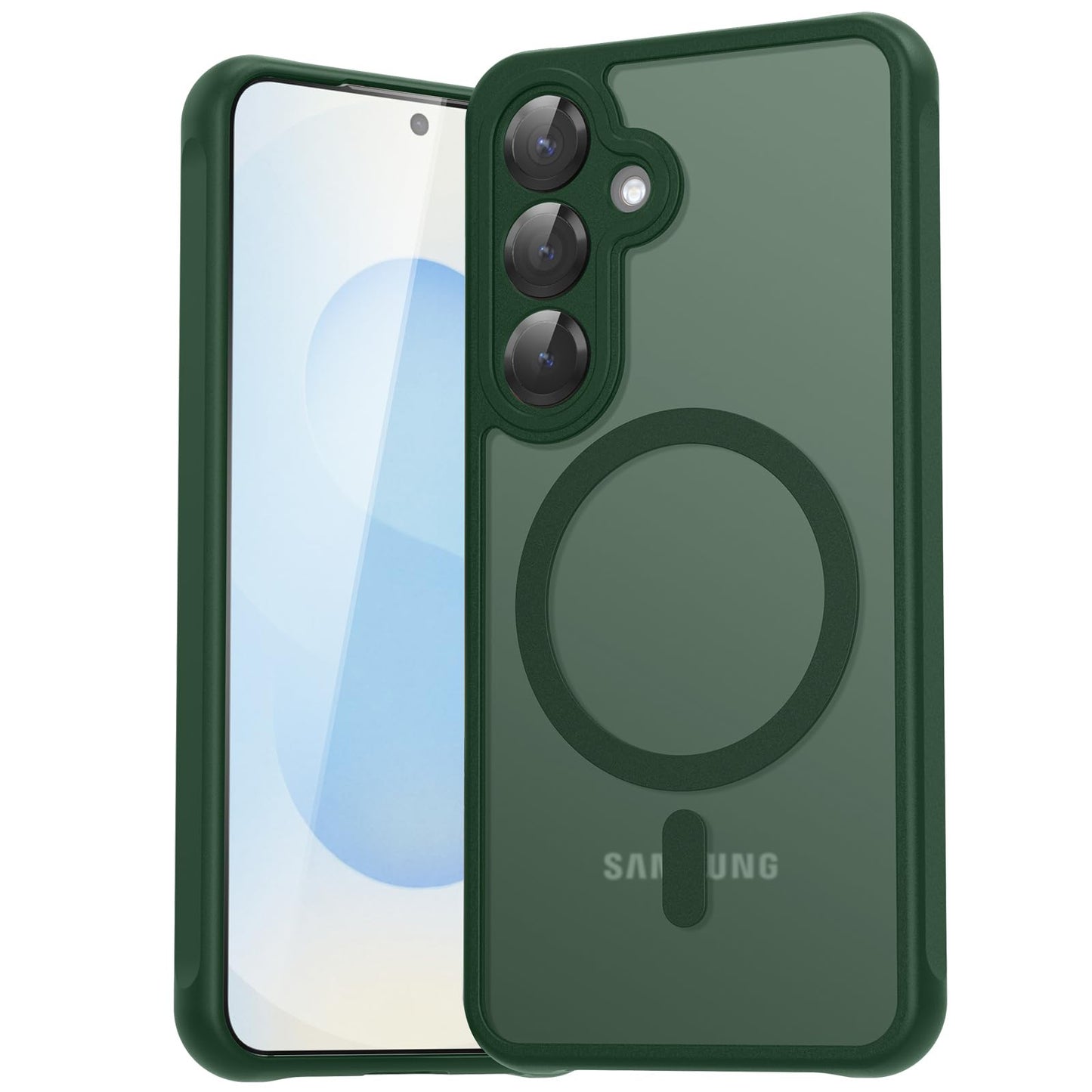 für Samsung Galaxy S25 Ultra Hülle für Magsafe, Magnetisch Handyhülle für S25 Ultra Hülle, Kameraschutz Stoßfeste Kratzfeste Durchscheinende Schutzhülle für Samsung S25 Ultra Case, Schwarz