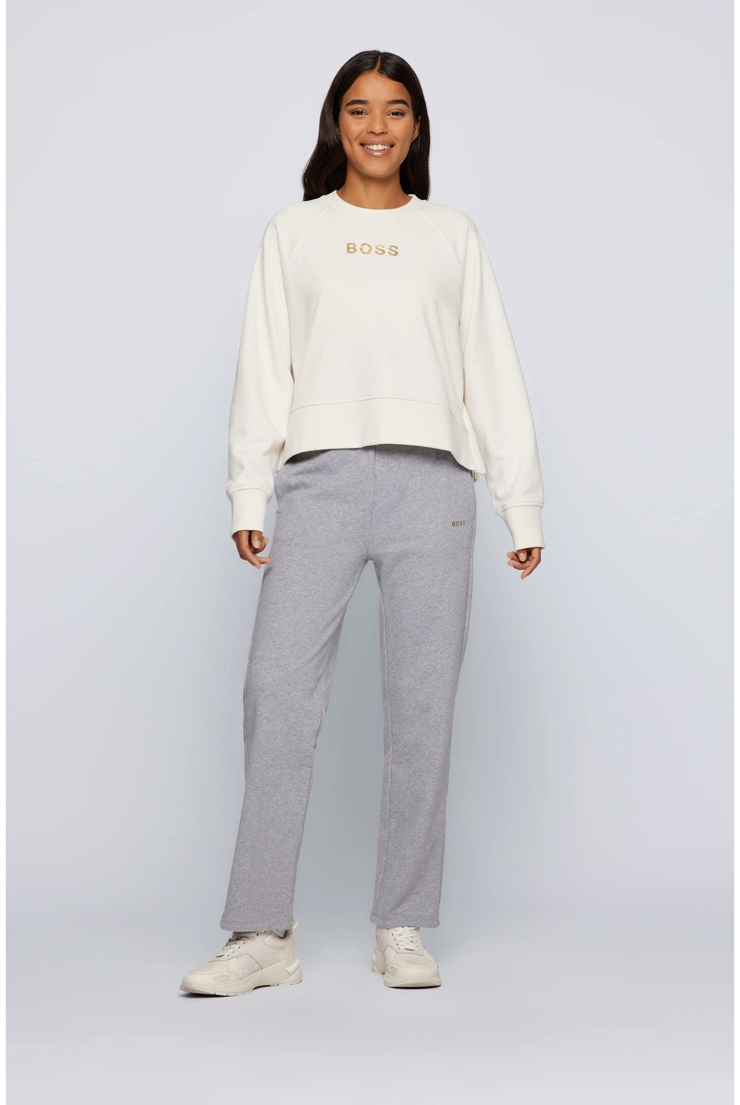 BOSS Damen C_elia_Gold Sweatshirt