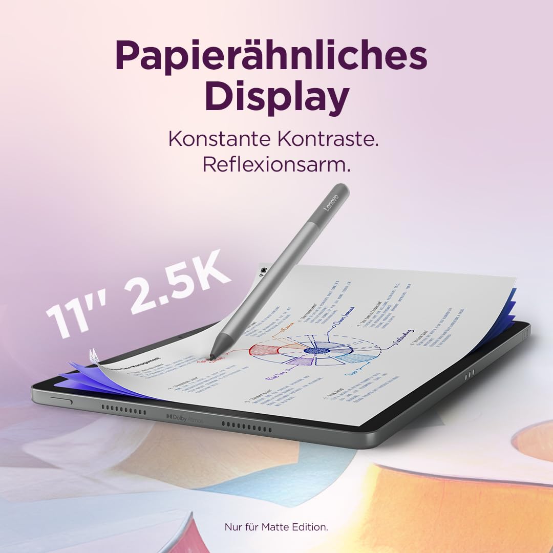 Lenovo Tab M11 Tablet | 11 Inch WUXGA Touch Display | MediaTek Helio G88 | 4GB RAM | 128GB eMMC 5.1 | Android 14 | Green | Includes Lenovo Tab Pen