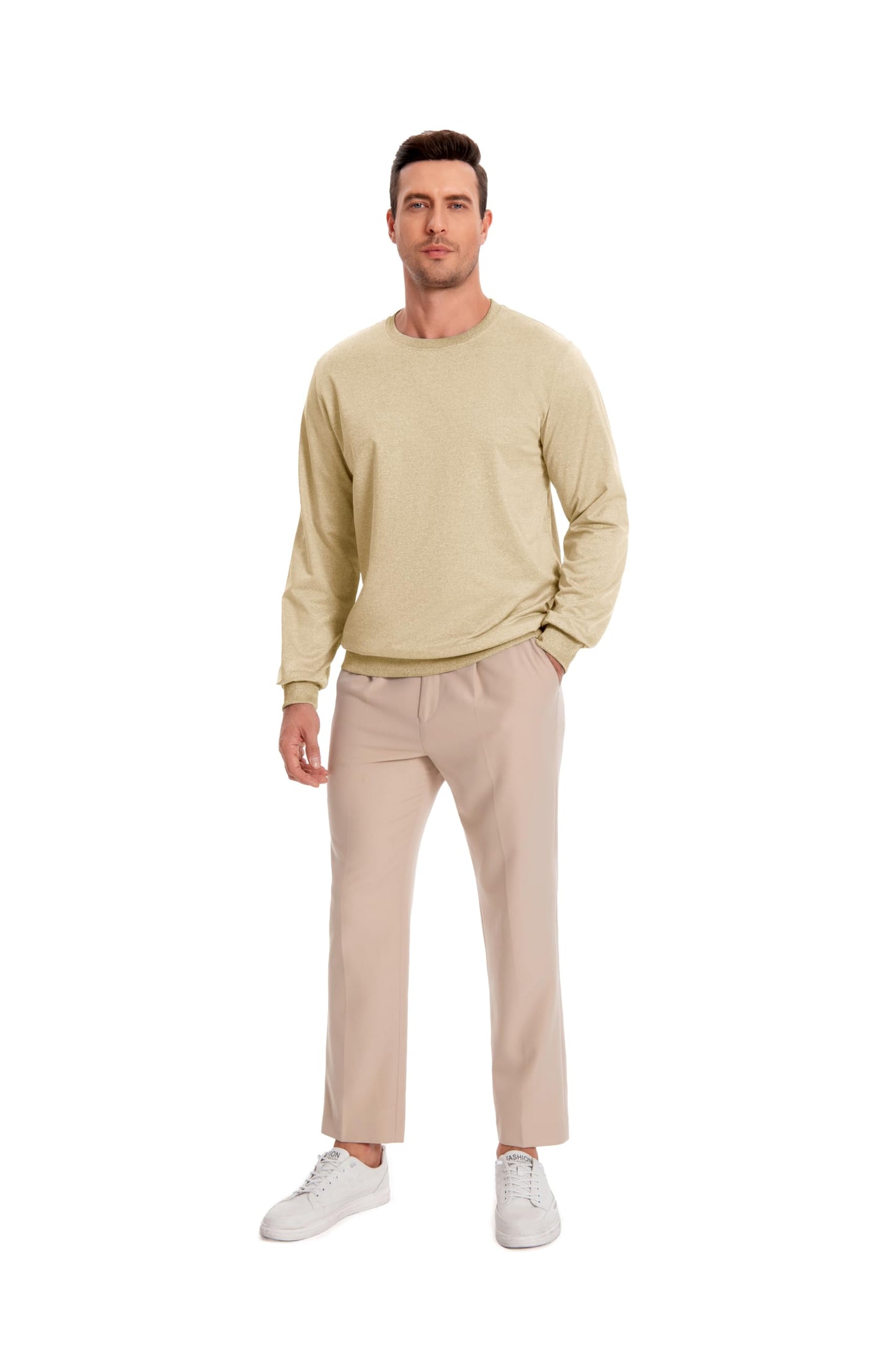 SwissWell Herren Sweatshirts Set Causal Pullover Regular Fit Langarm Shirts