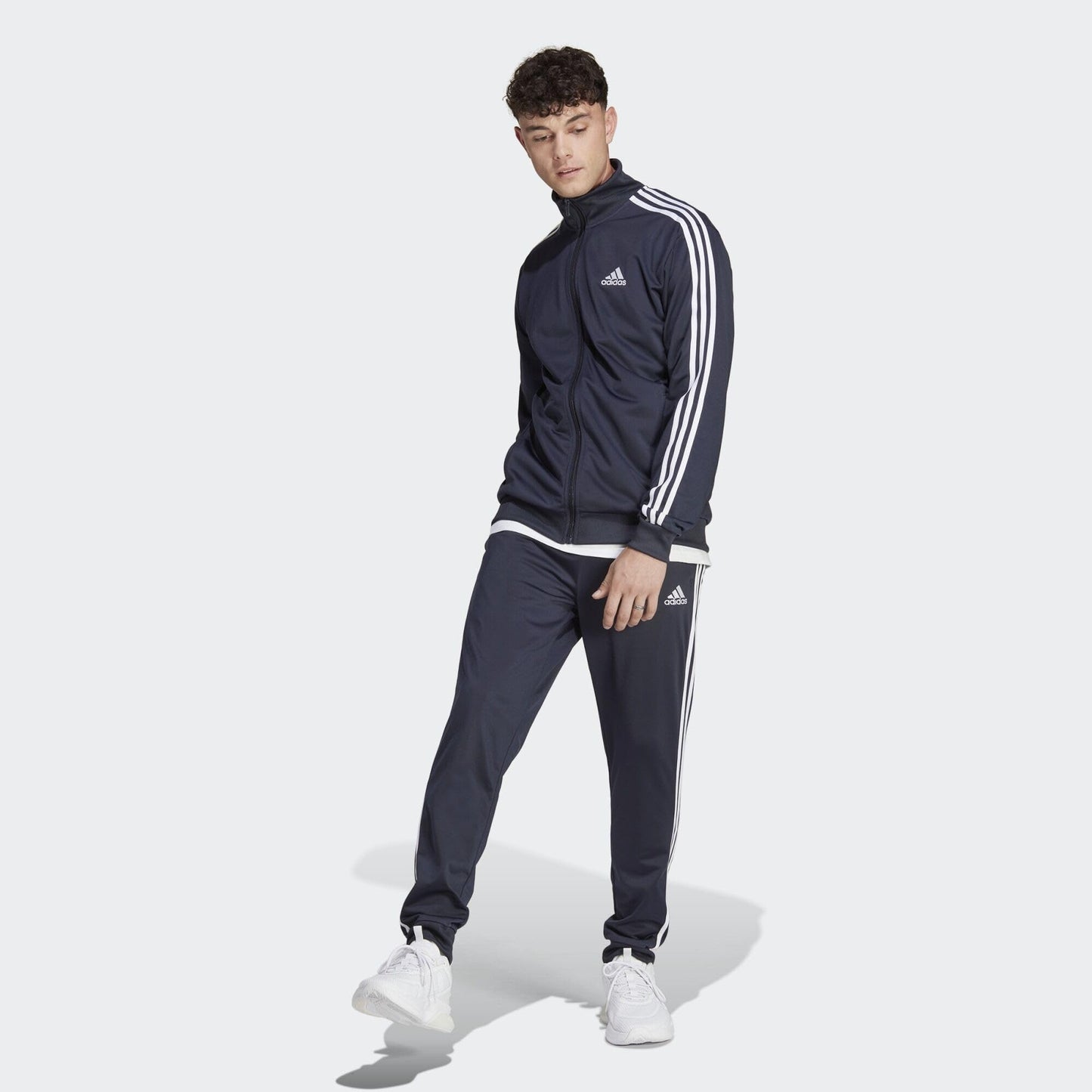 adidas Herren Sportswear Basic 3-stripes Tricot Trainingsanzug