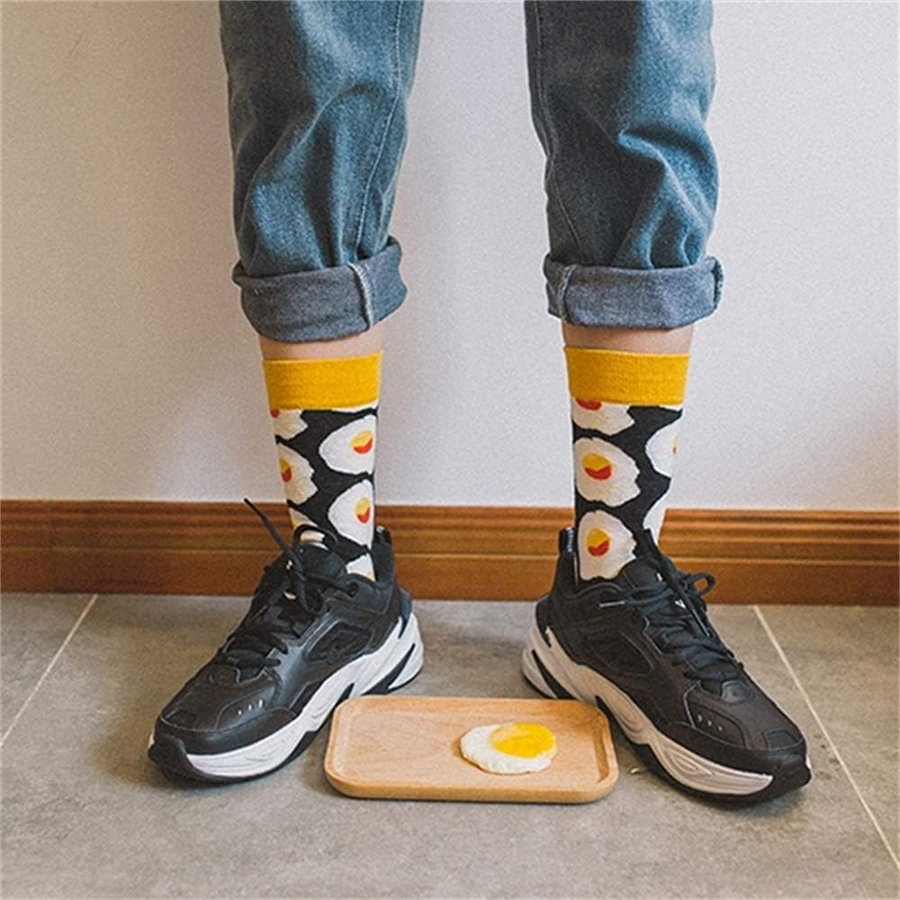 Belloxis Bunte Socken Herren 43-46 Baumwolle Motiv Kuschelsocken Wadenstrümpfe Socken Geschenke für Männer