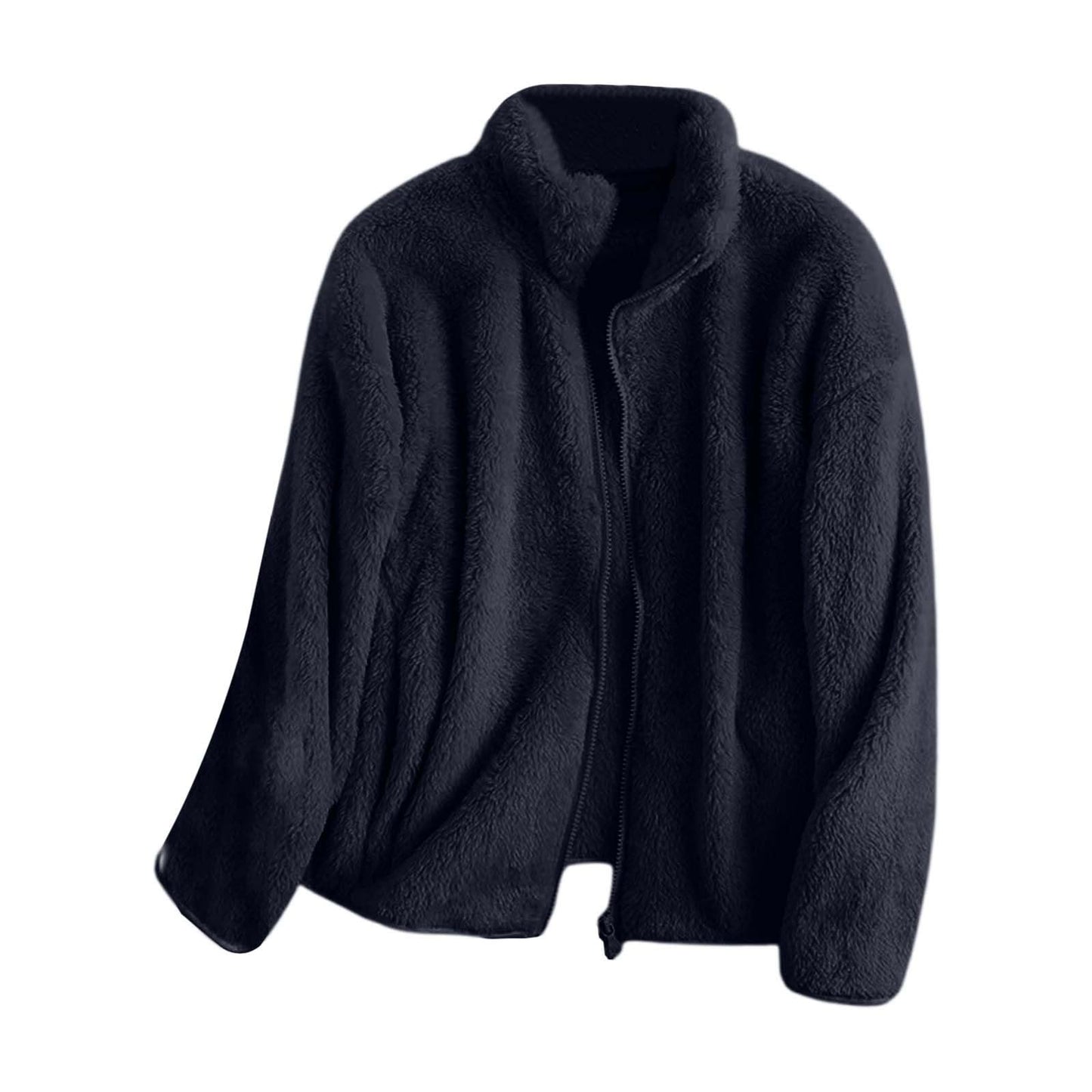 Teddyjacke Damen Winter Teddyfleece Jacke Winterjacke Thermal Warm Teddy Wintermantel Fleecejacke Flauschig Plüschjacke Outdoor Fleecemantel 2026