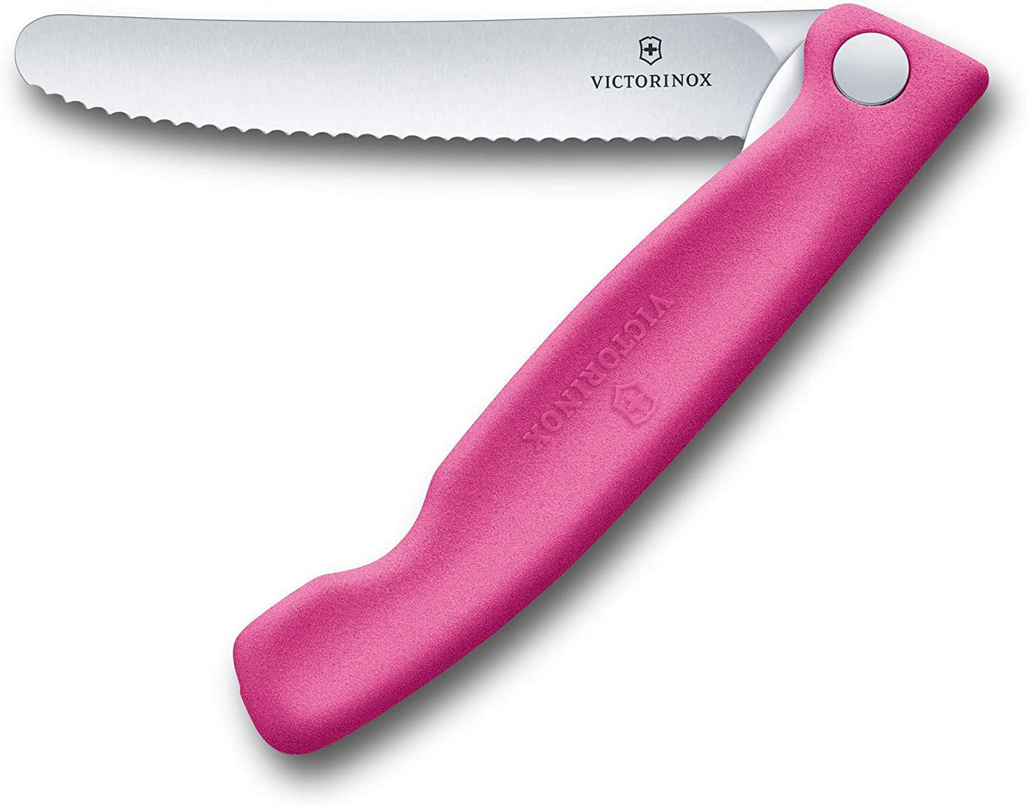 Victorinox Swiss Classic Profi Tomaten- und Tafelmesser, Extra Scharfe Klinge, Wellenschliff, 11 cm, Rostfreier Stahl, gelb
