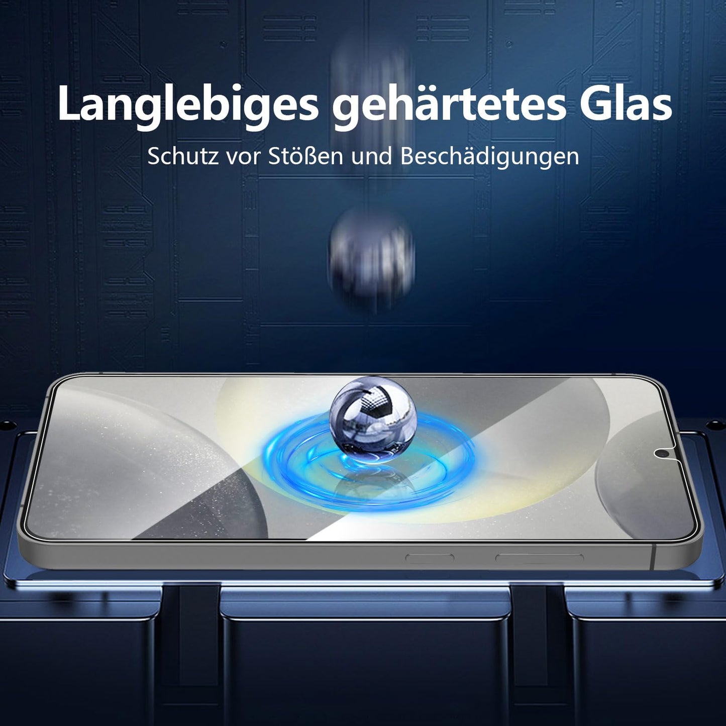 NEW'C Pack of 3 for Samsung Galaxy S25 Ultra Tempered Glass, Scratch Free, 9H Hardness, HD Screen Protector, Ultra Clear, Ultra Resistant