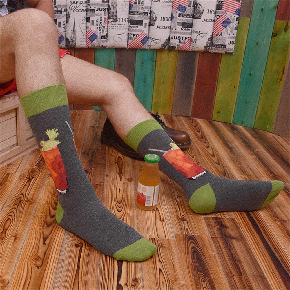 Belloxis Bunte Socken Herren 43-46 Baumwolle Motiv Kuschelsocken Wadenstrümpfe Socken Geschenke für Männer