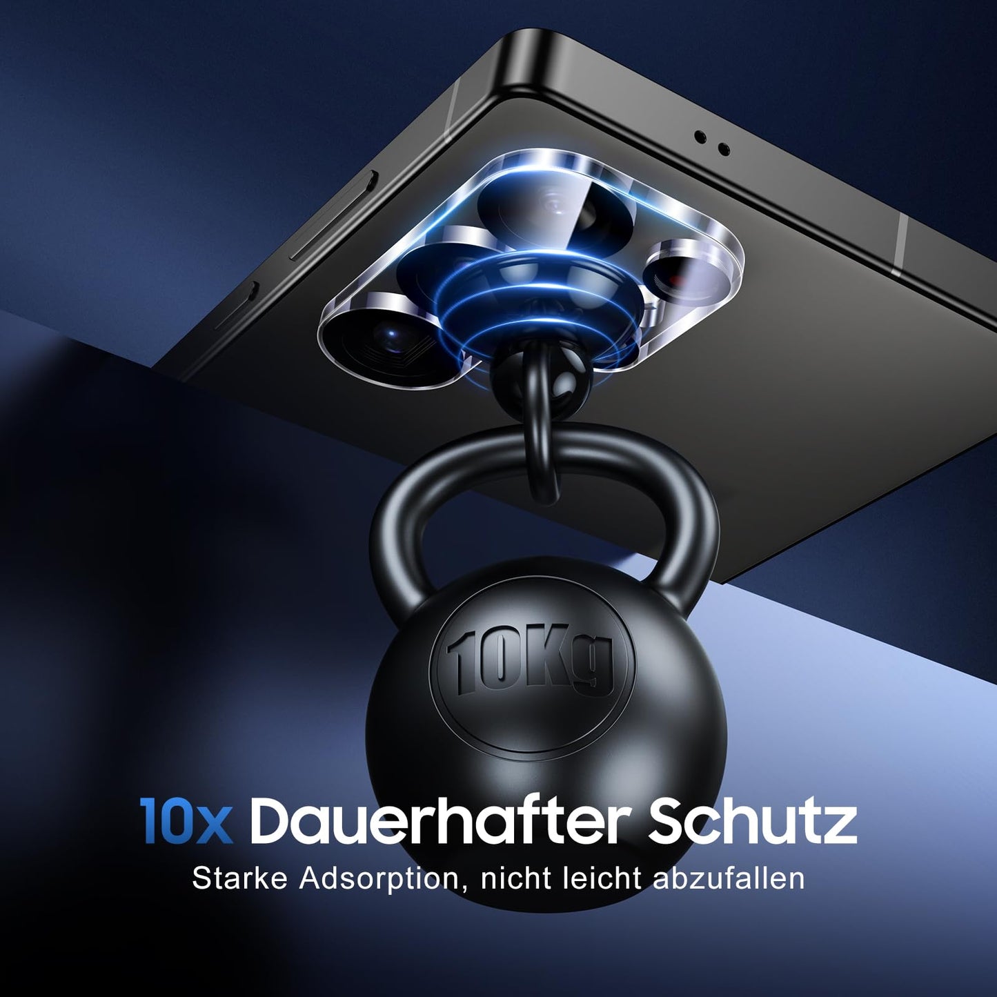 UniqueMe For Samsung Galaxy S25 Ultra Camera Protection - [Scratch-Resistant, Stable] Ultra Clear 9H Hardness Camera Protection for Samsung S25 Ultra Camera Protection [Pack of 3] - HD Transparent