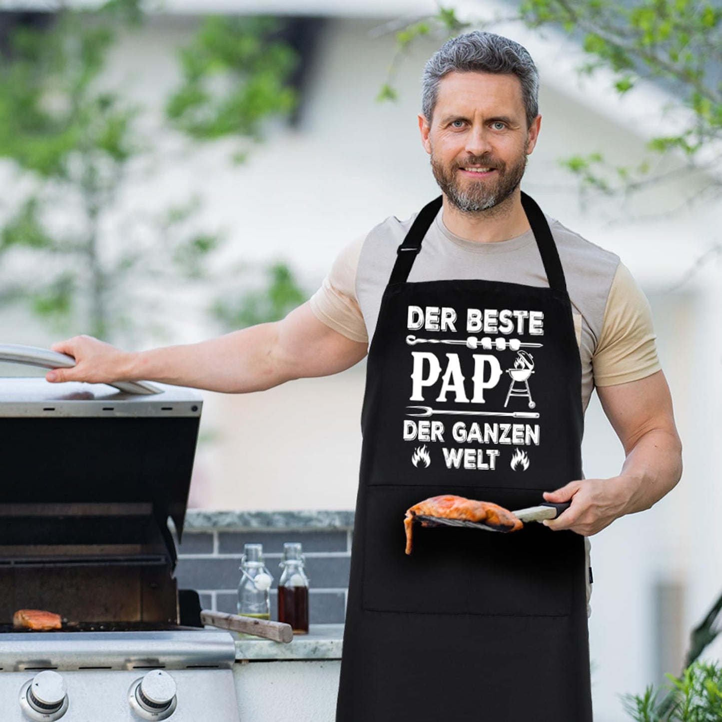 Lustige Kochschürze für Männer,Grillschürze Verstellbare Schürze