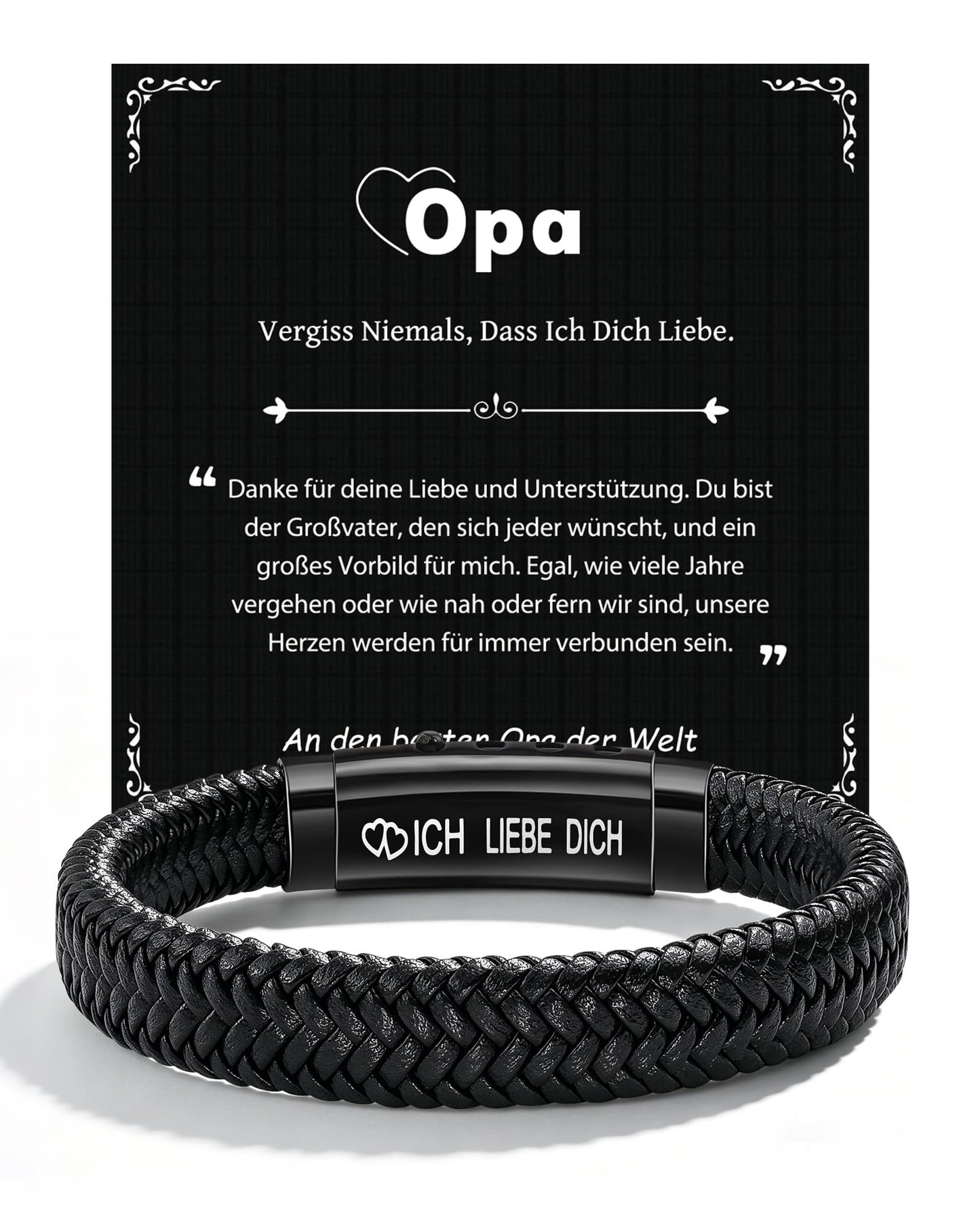 CheersLife Ich Liebe Dich Geschenke für Männer An Meinen Sohn Bruder Mann