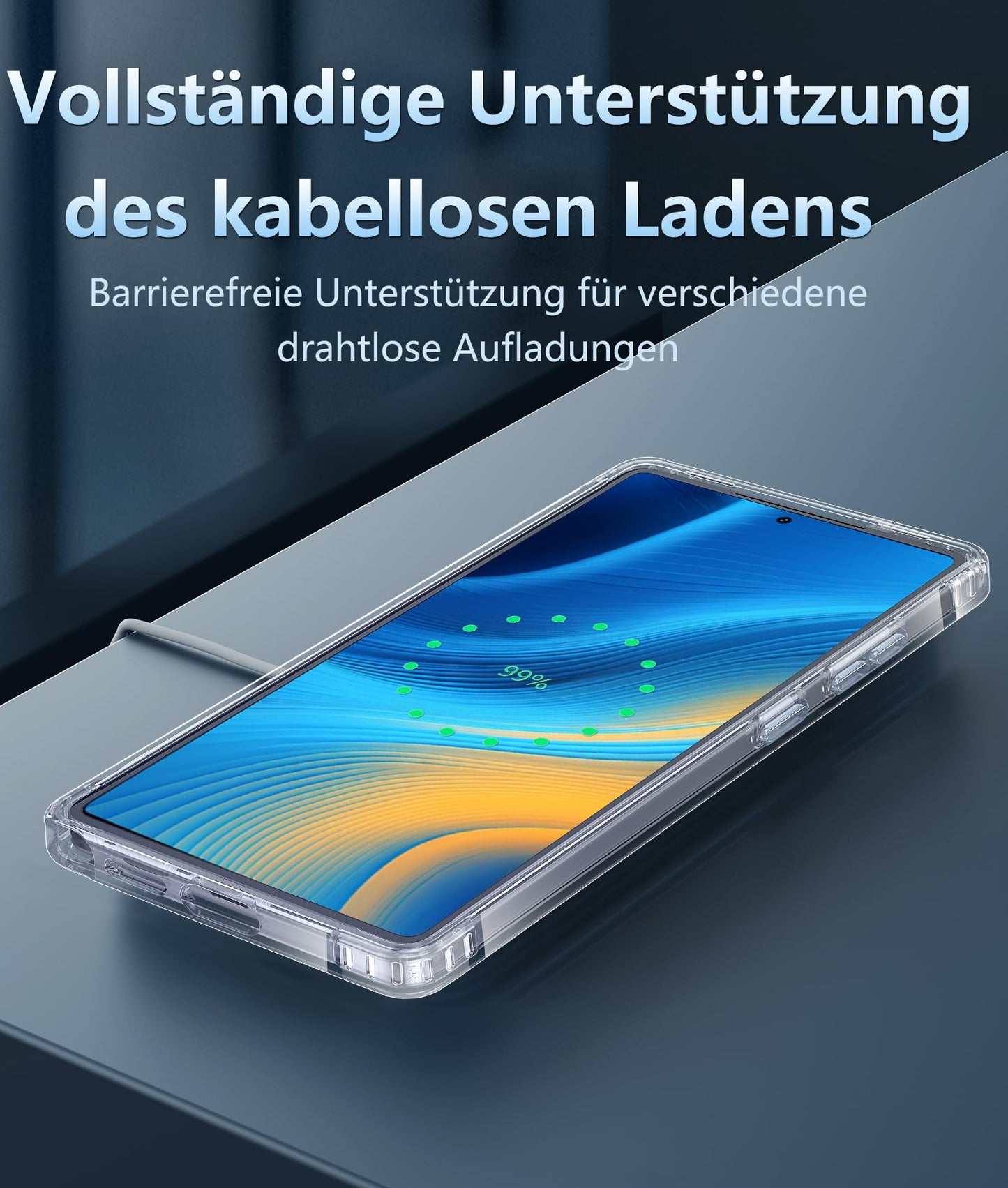 FNTCASE Case for Samsung Galaxy S25 Ultra 6.9 Inches, Military Drop Protection, Anti-Yellowing, Robust, Durable, Shockproof, Protective, Transparent, Clear