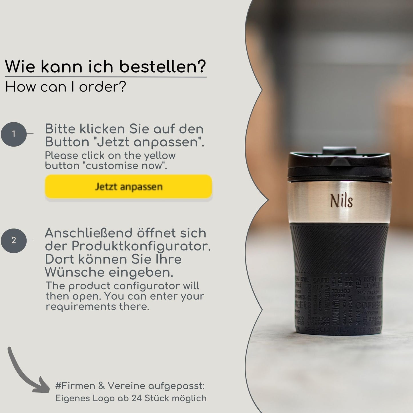 Milu Thermobecher Isolierbecher Kaffeebecher to go - 210ml 100% Auslaufsicher - Trinkbecher aus Edelstahl - Autobecher doppelwand Isolierung - Thermo Becher - Travel Mug (Rot)