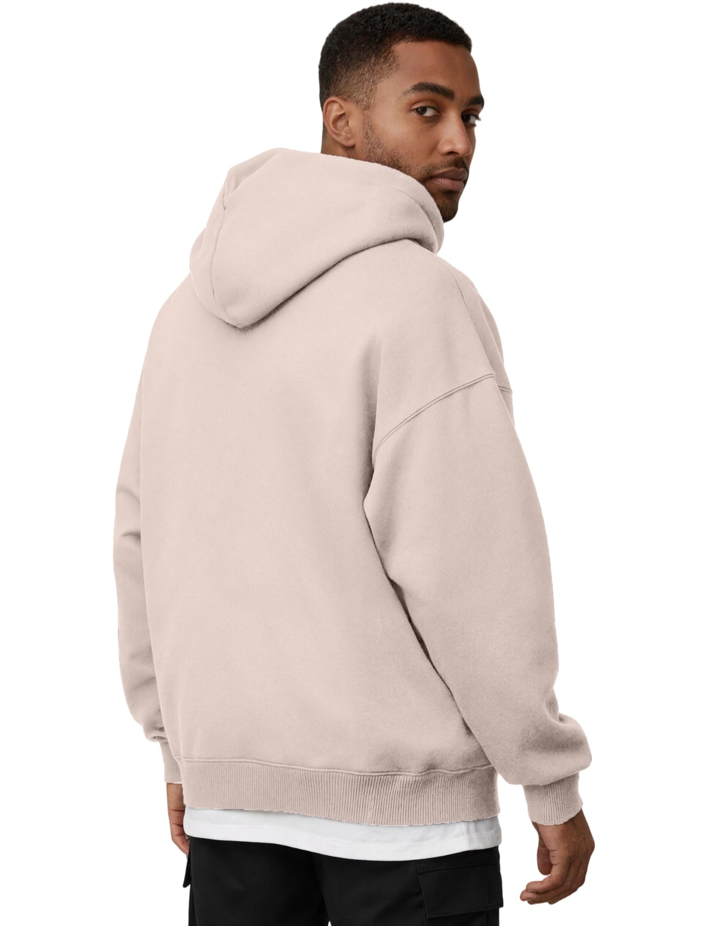 Oyamiki Hoodie Herren Langarm Kapuzenjacke Reißverschluss Sweatjacke Fleece Kapuzenpullover Lässige Kapuze Jacke Sweatshirt Pullover mit Taschen