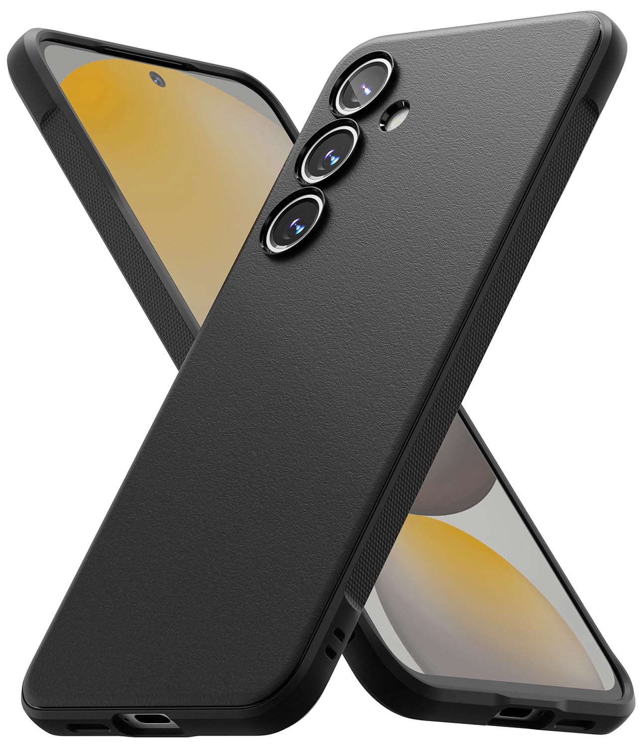 Ringke Onyx Case Compatible with Samsung Galaxy S25 Ultra, Firm Grip, Non-Slip Elegant Design, Perfect Fit, TPU Shockproof Scratch-Resistant Unique Texture Mobile Phone Case, Dark Green