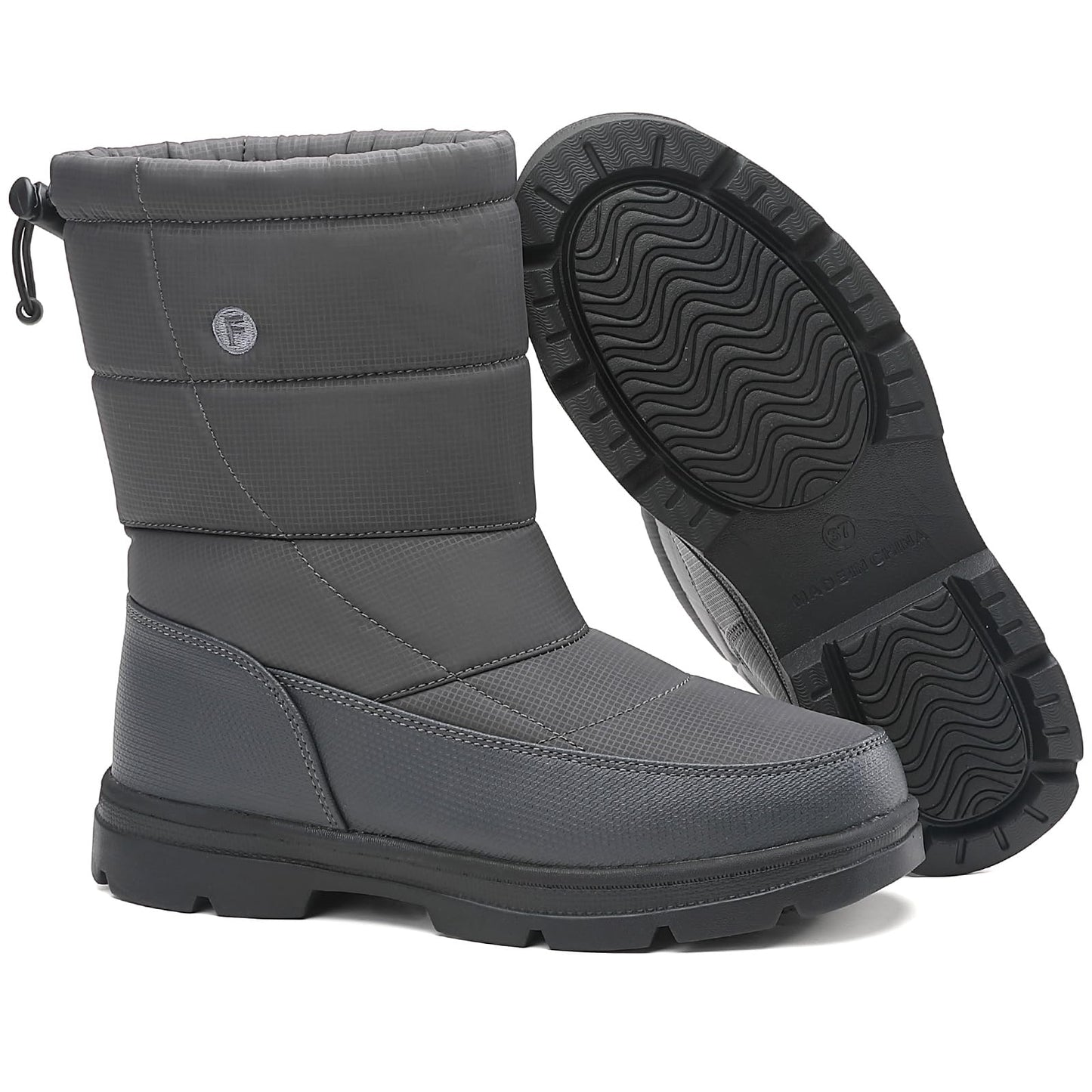 BARFULKER Winterschuhe Herren Damen Winterstiefel Outdoor Warm Gefüttert Schneestiefel,Gr.36-46 EU
