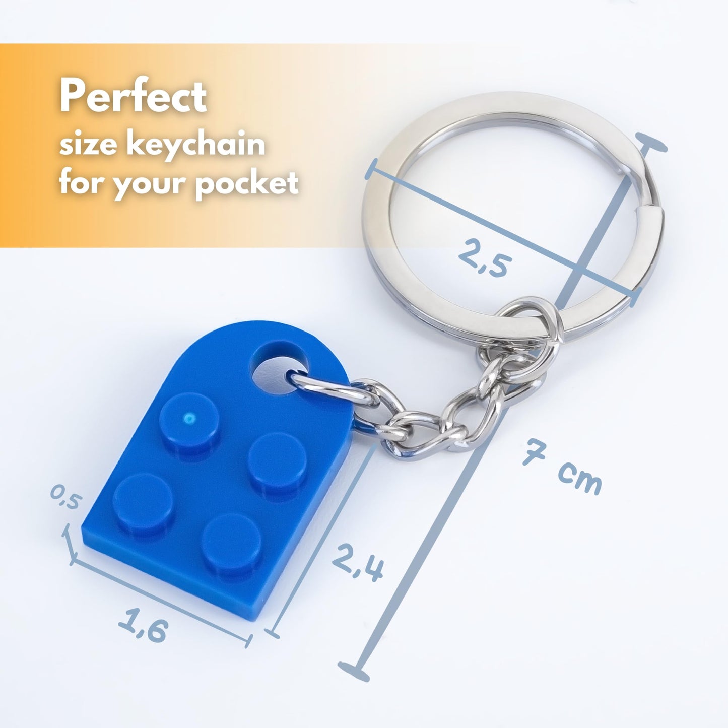 NumeroPhi - Schlüsselanhänger Partner Herz, Schlüsselanhänger Paar, Couple Keychain Zwei Herzen, Ideen für Jahrestag