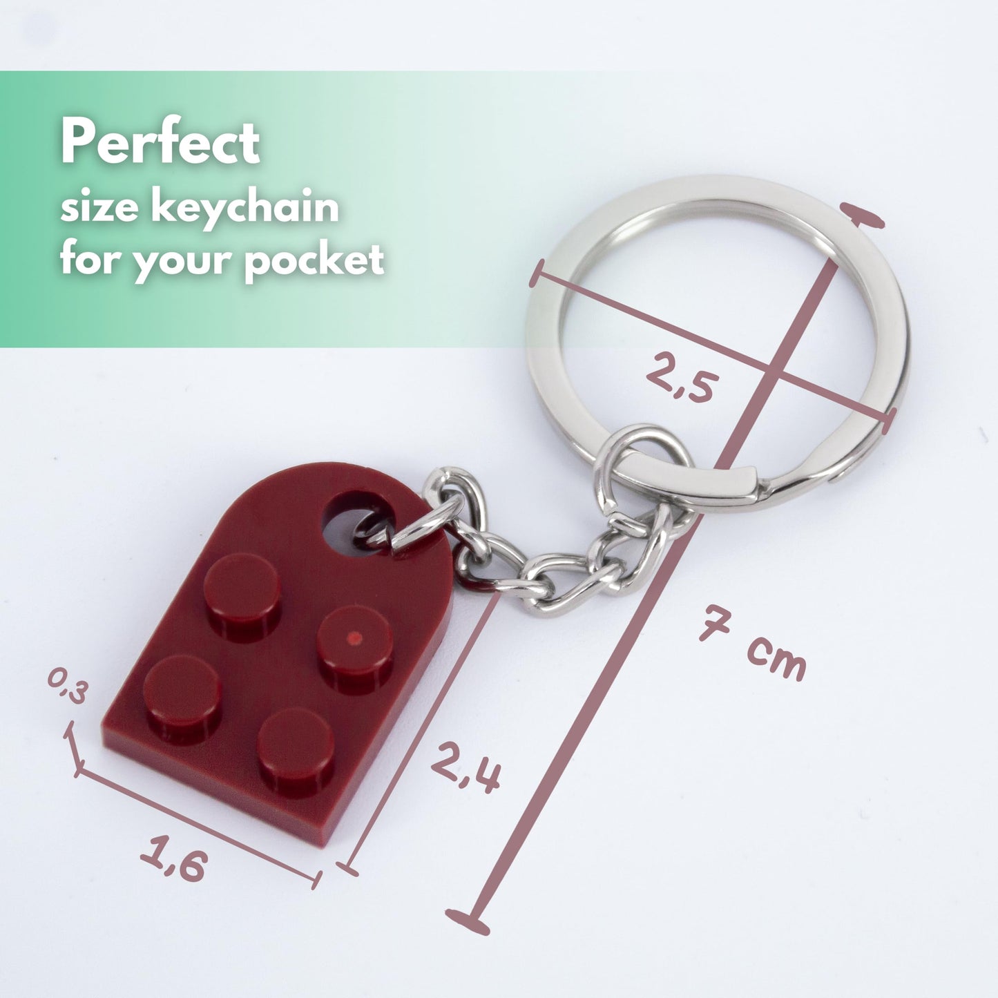 NumeroPhi - Schlüsselanhänger Partner Herz, Schlüsselanhänger Paar, Couple Keychain Zwei Herzen, Ideen für Jahrestag