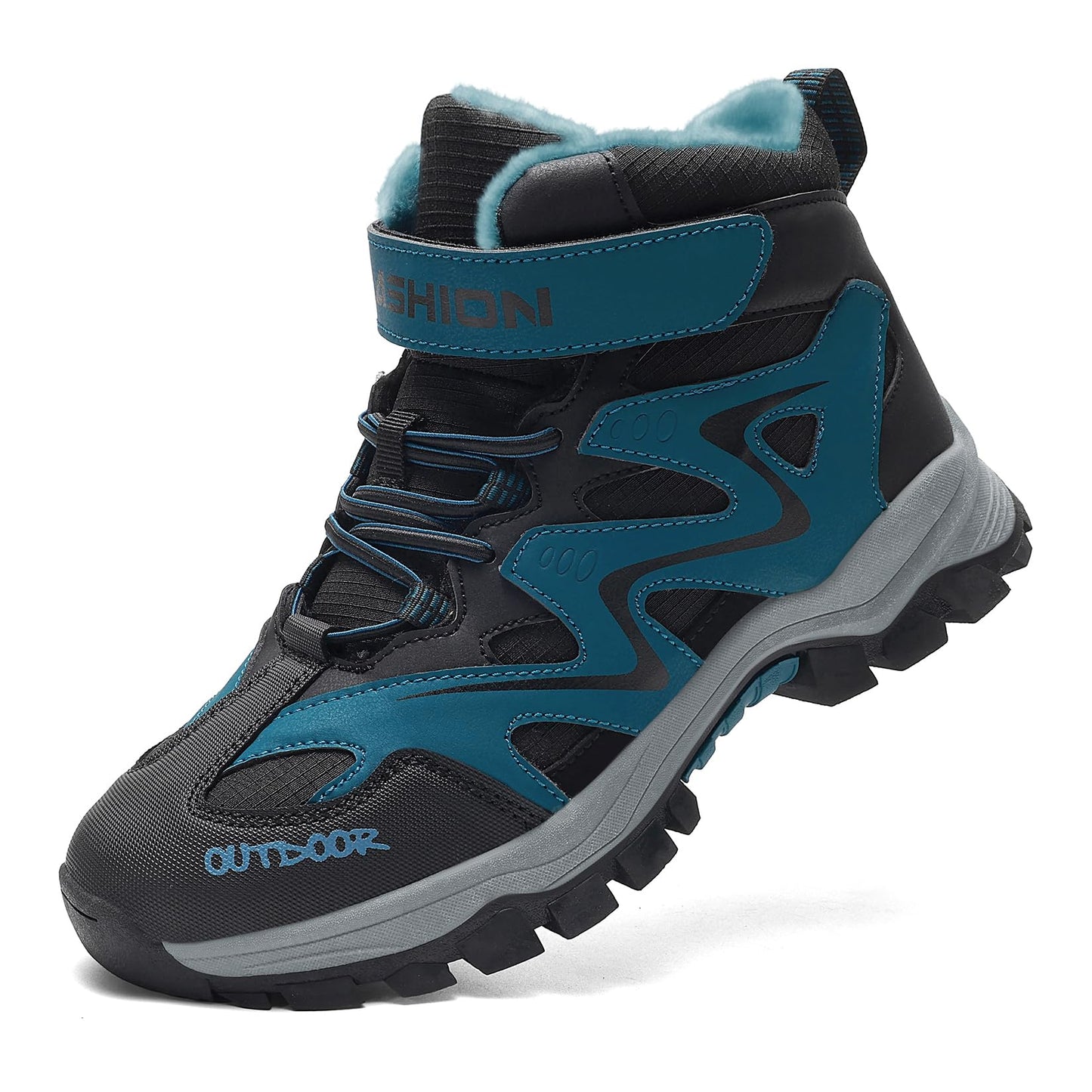 ASHION Winter Shoes Children's Winter Boots Boys Girls Snow Boots Hiking Boots Warm Lined Boots