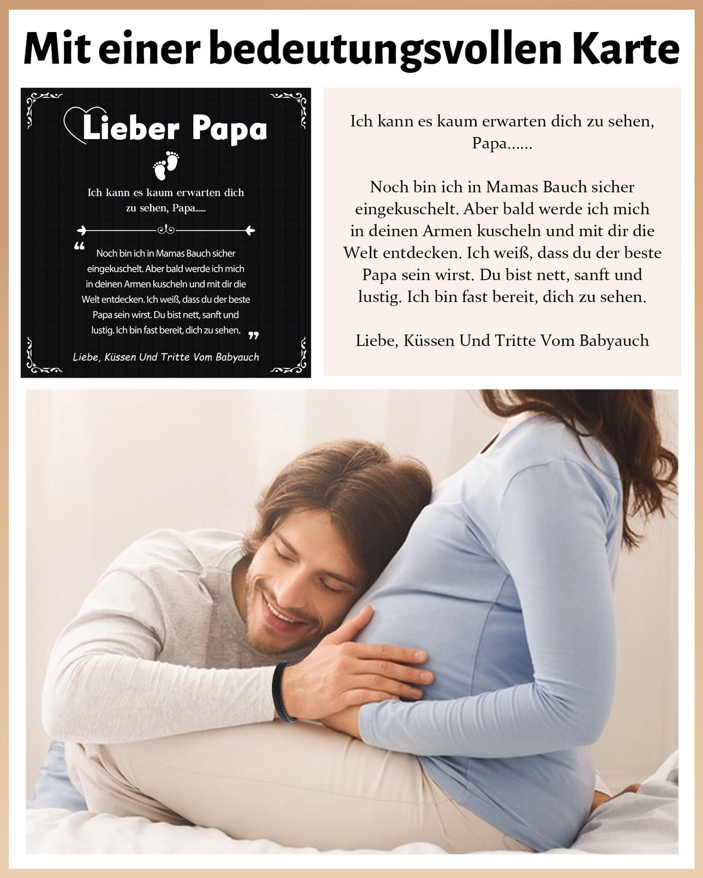 CheersLife Ich Liebe Dich Geschenke für Männer An Meinen Sohn Bruder Mann