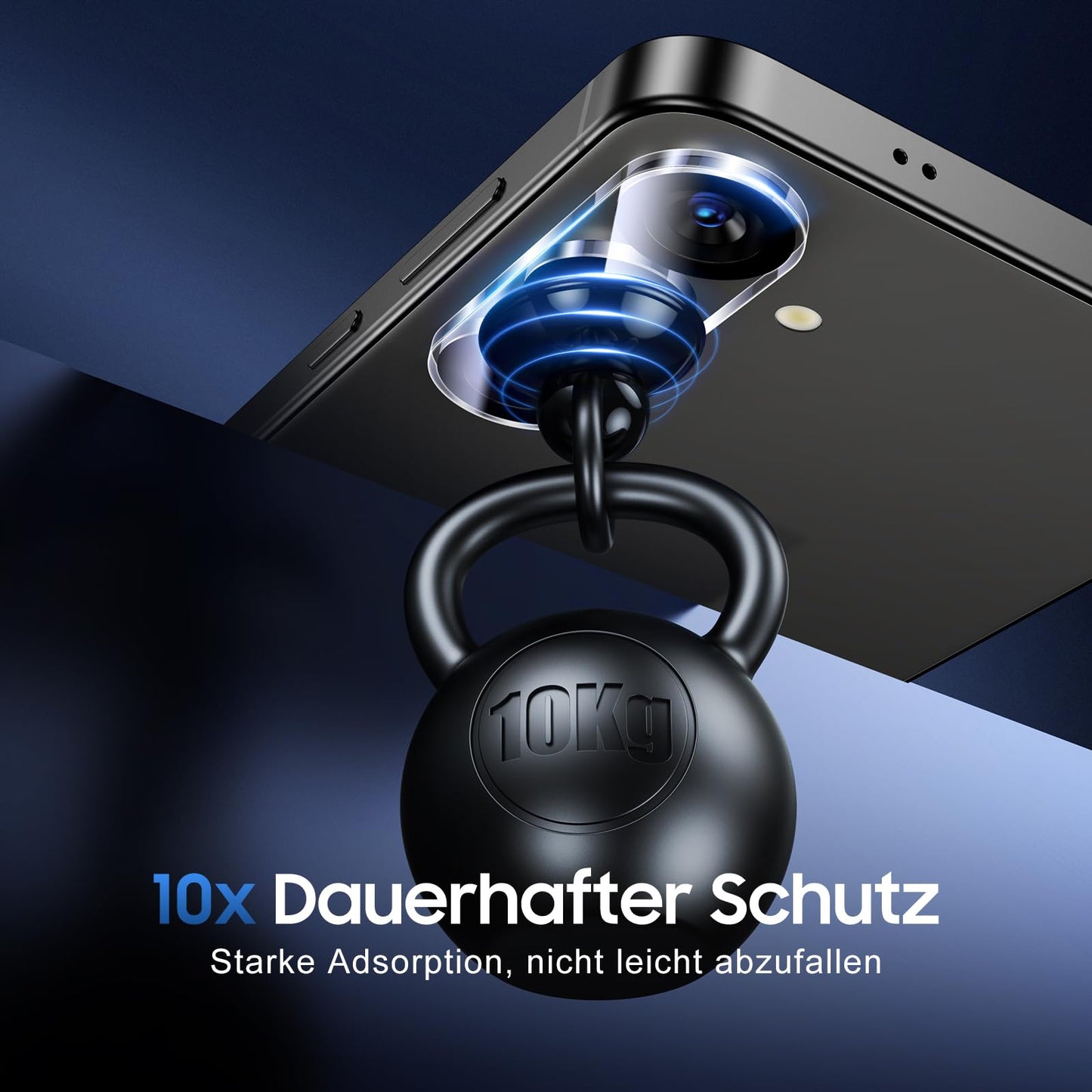 UniqueMe For Samsung Galaxy S25 Ultra Camera Protection - [Scratch-Resistant, Stable] Ultra Clear 9H Hardness Camera Protection for Samsung S25 Ultra Camera Protection [Pack of 3] - HD Transparent