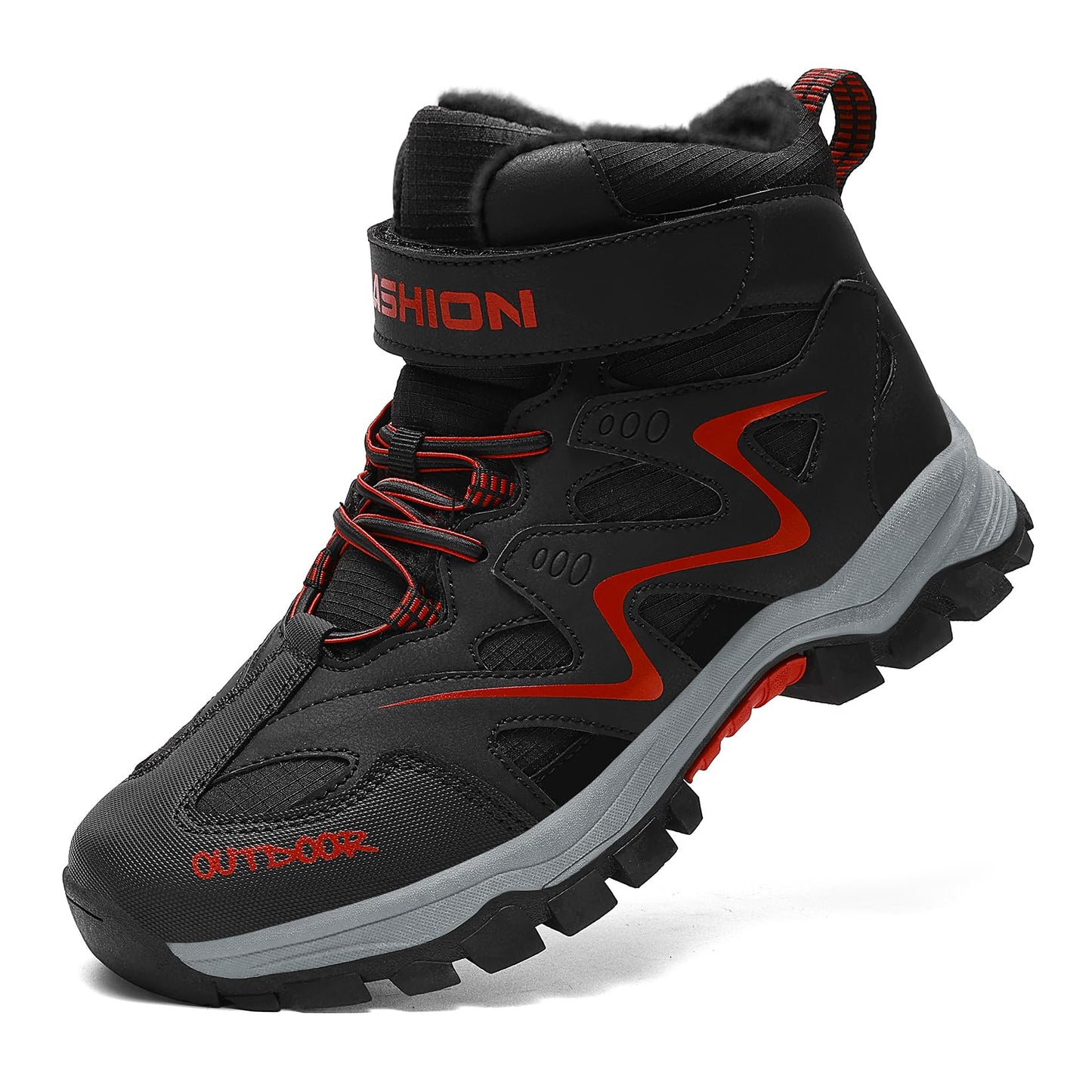 ASHION Winter Shoes Children's Winter Boots Boys Girls Snow Boots Hiking Boots Warm Lined Boots