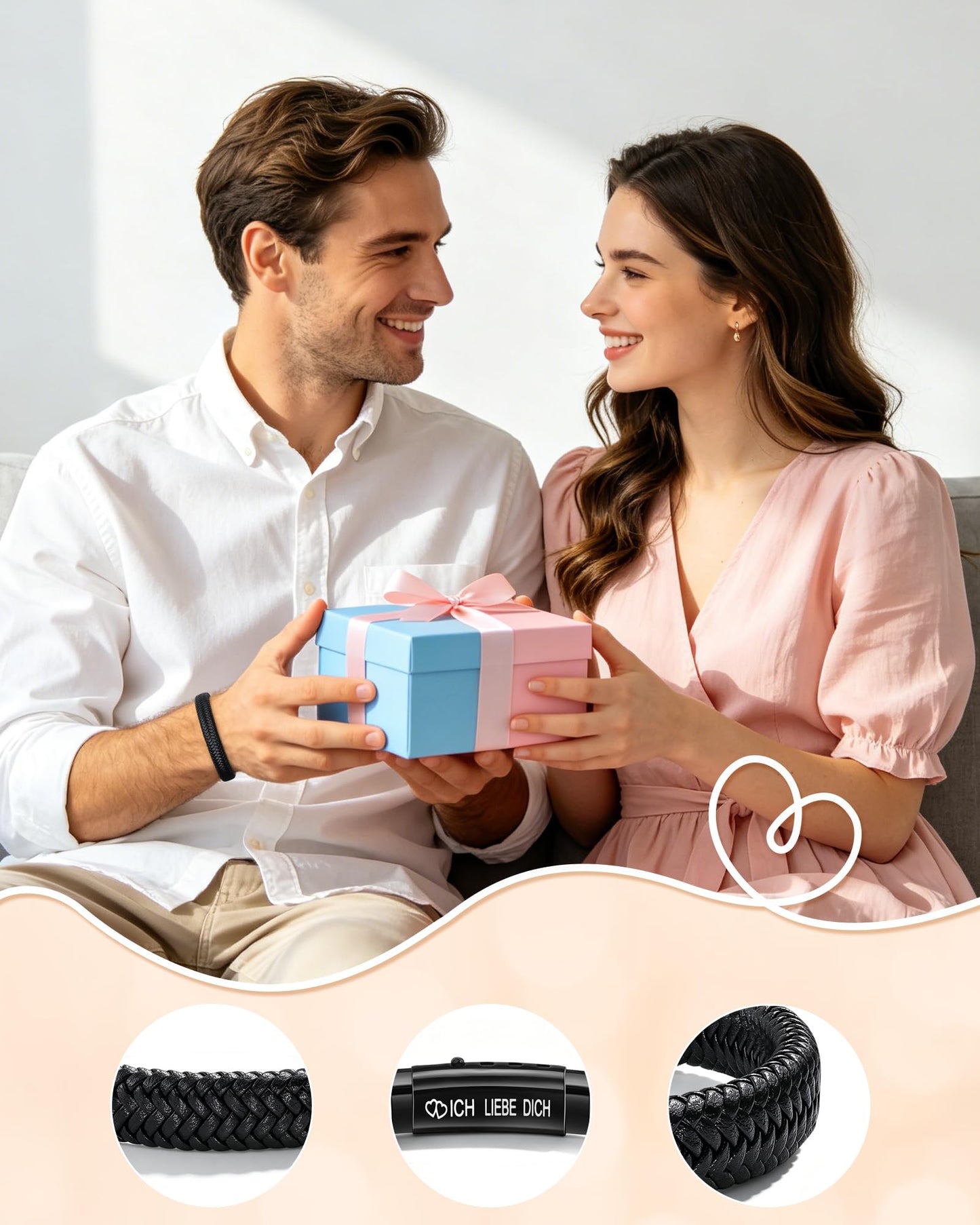 CheersLife Ich Liebe Dich Geschenke für Männer An Meinen Sohn Bruder Mann