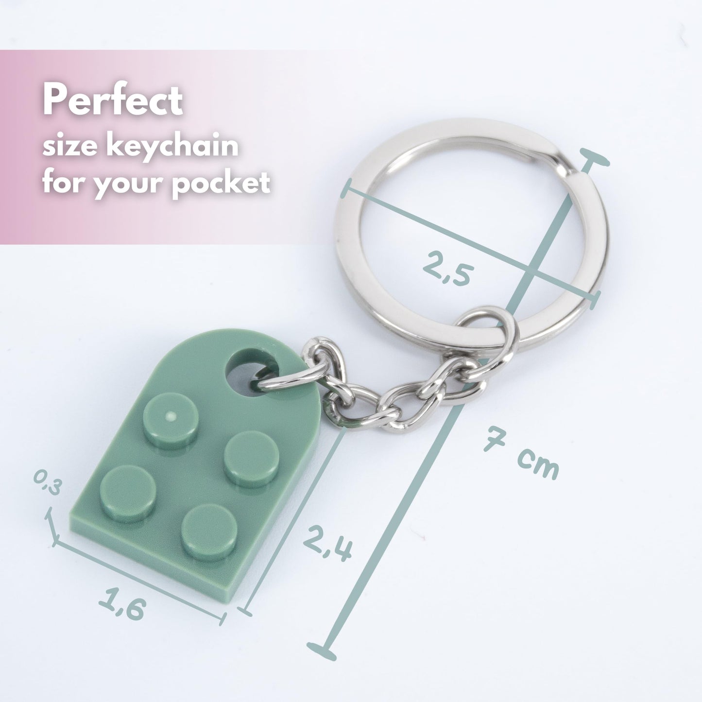 NumeroPhi - Schlüsselanhänger Partner Herz, Schlüsselanhänger Paar, Couple Keychain Zwei Herzen, Ideen für Jahrestag