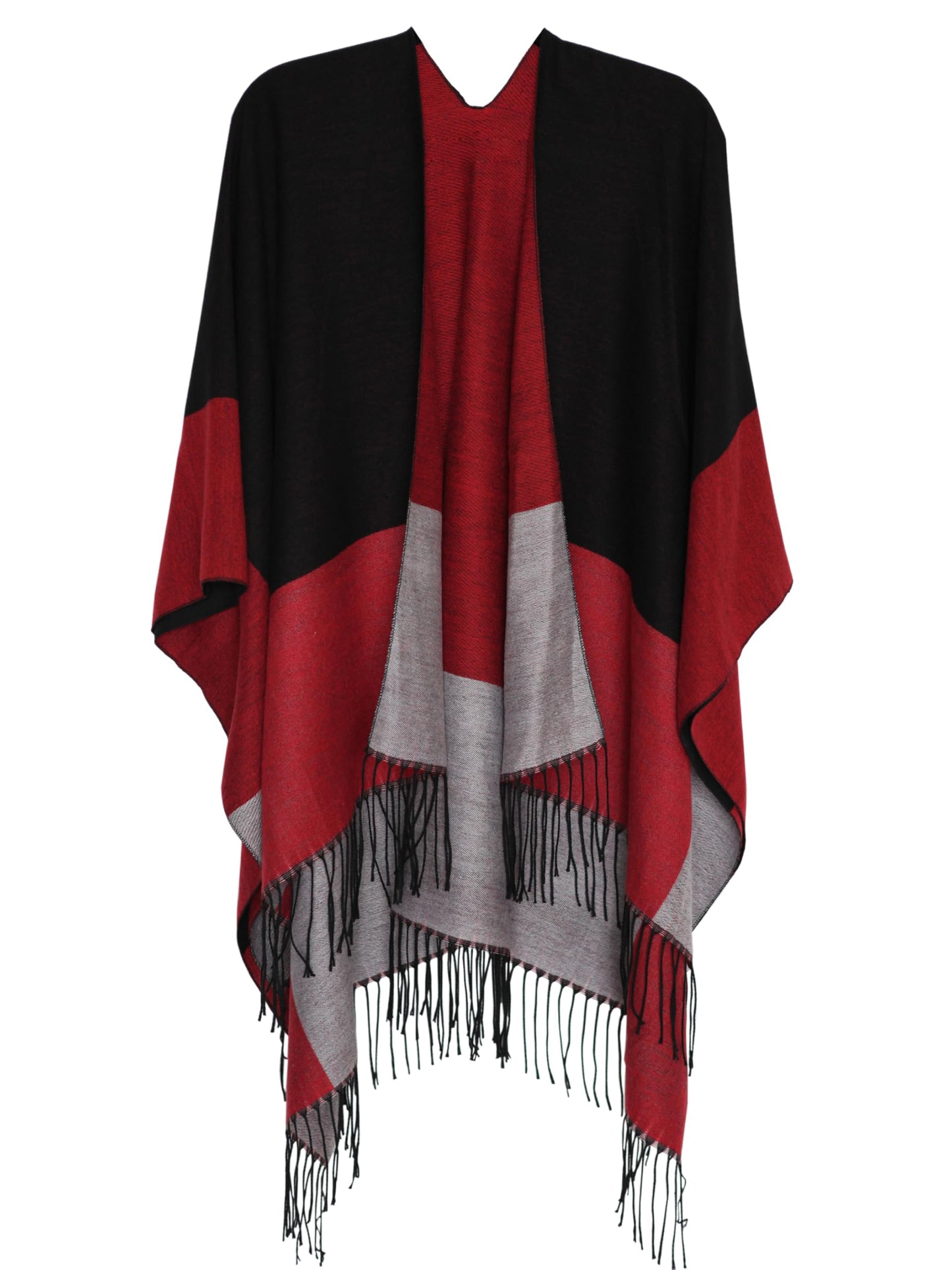 DiaryLook Damen Poncho Schal Winter Cardigan Übergroße Cape Elegant Poncho Für Frauen Umhang Damen Warm Geschenk Für Mutter