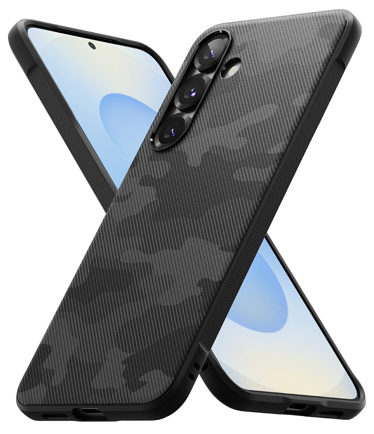 Ringke Onyx Case Compatible with Samsung Galaxy S25 Ultra, Firm Grip, Non-Slip Elegant Design, Perfect Fit, TPU Shockproof Scratch-Resistant Unique Texture Mobile Phone Case, Dark Green