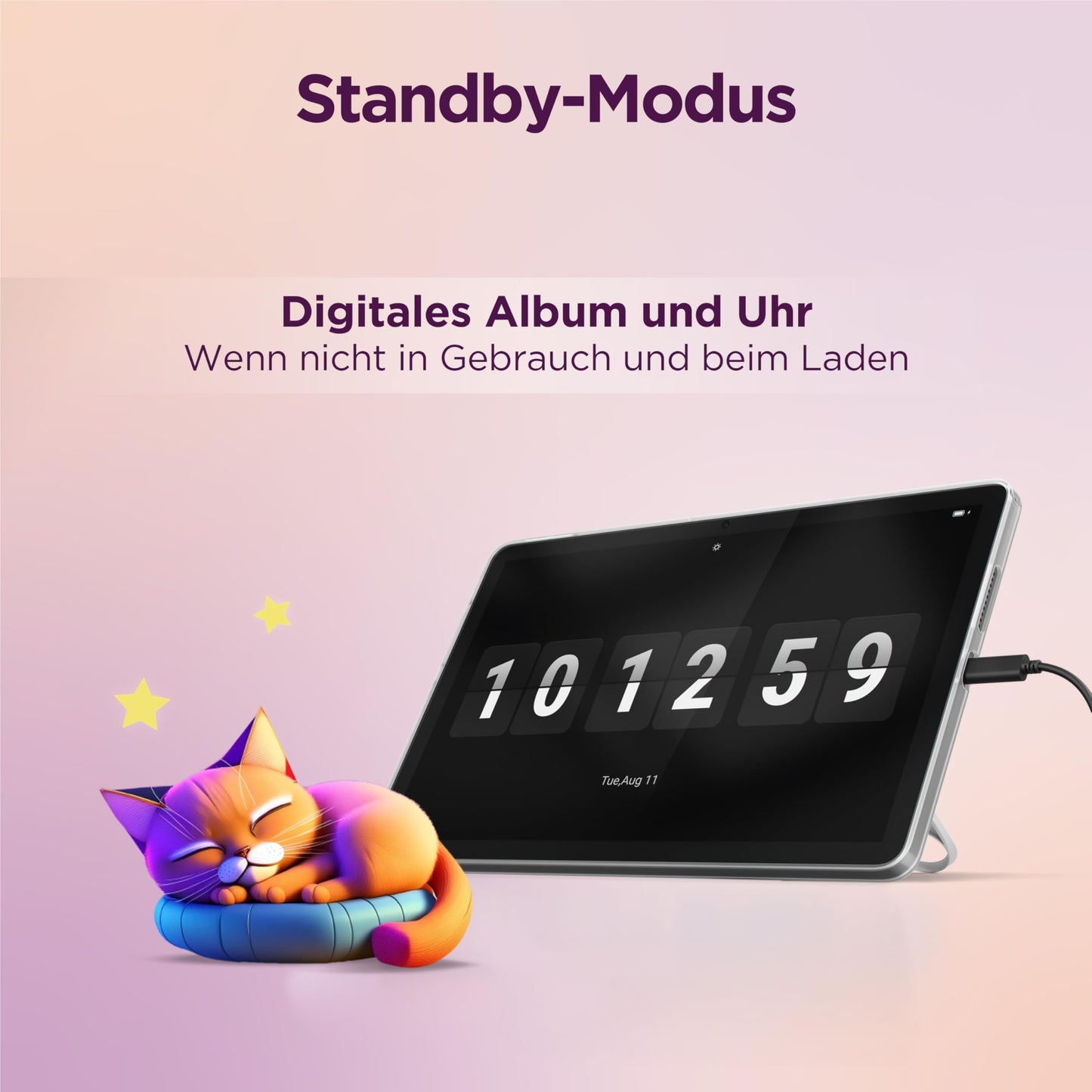 Lenovo Tab M11 Tablet | 11 Inch WUXGA Touch Display | MediaTek Helio G88 | 4GB RAM | 128GB eMMC 5.1 | Android 14 | Green | Includes Lenovo Tab Pen