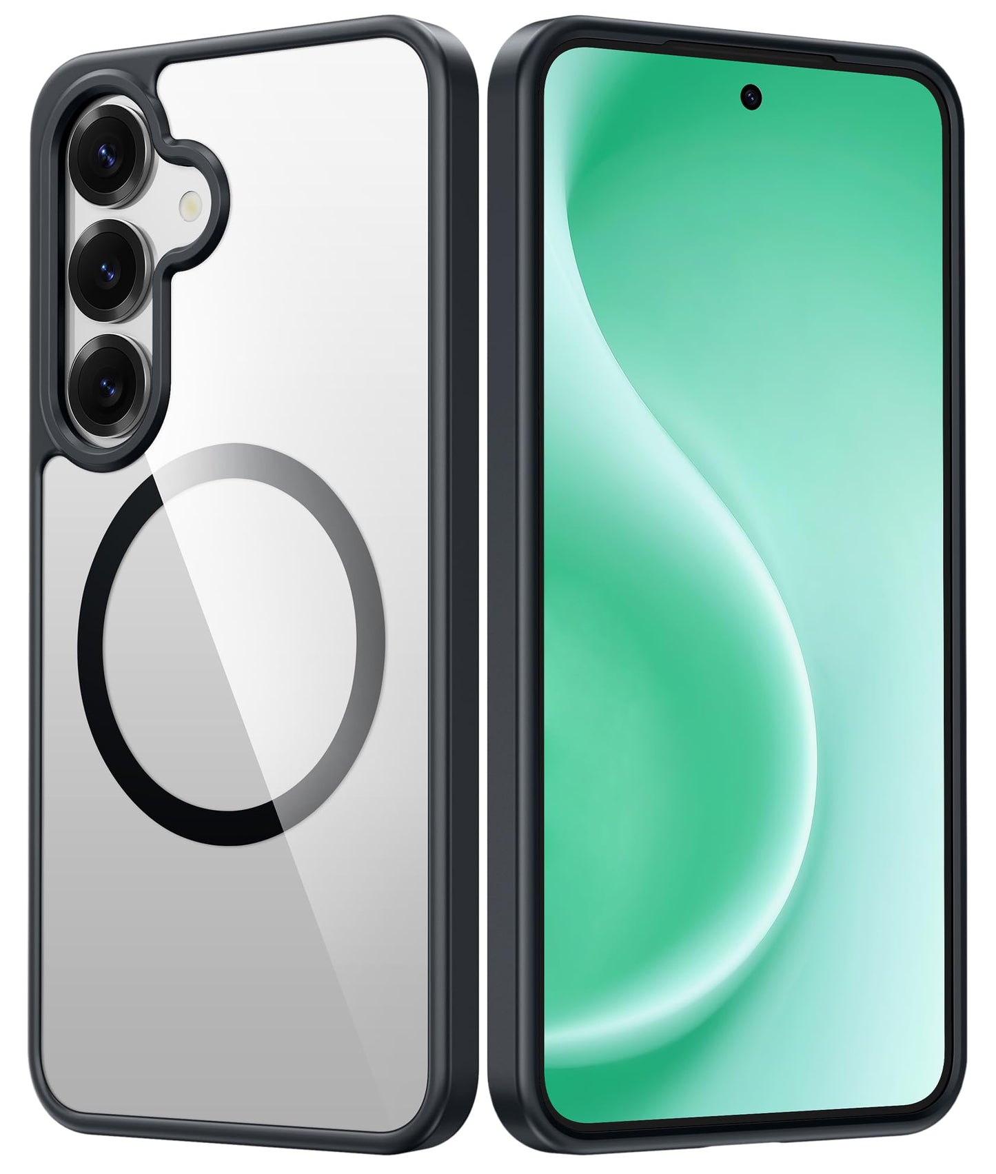 FNTCASE Case for Samsung Galaxy S25 Ultra 6.9 Inches, Military Drop Protection, Anti-Yellowing, Robust, Durable, Shockproof, Protective, Transparent, Clear