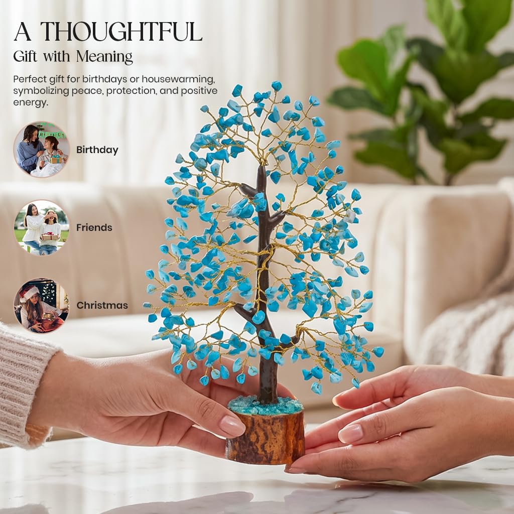 Crocon Der Originale Lebensbaum 7 Chakra Kristall Baum Geschenke für Frauen