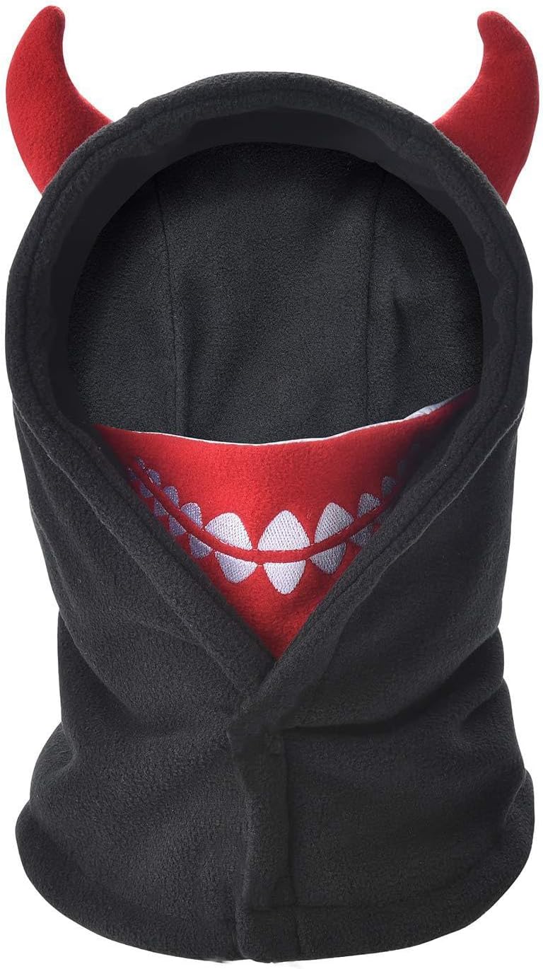 Children's Winter Thermal Fleece Balaclava 4-12 Years, Multifunctional Windproof Adjustable Face Mask, Ski Mask, Warm Hat, Balaclava, Neck Warmer Scarf for Boys and Girls, Outdoor Activities