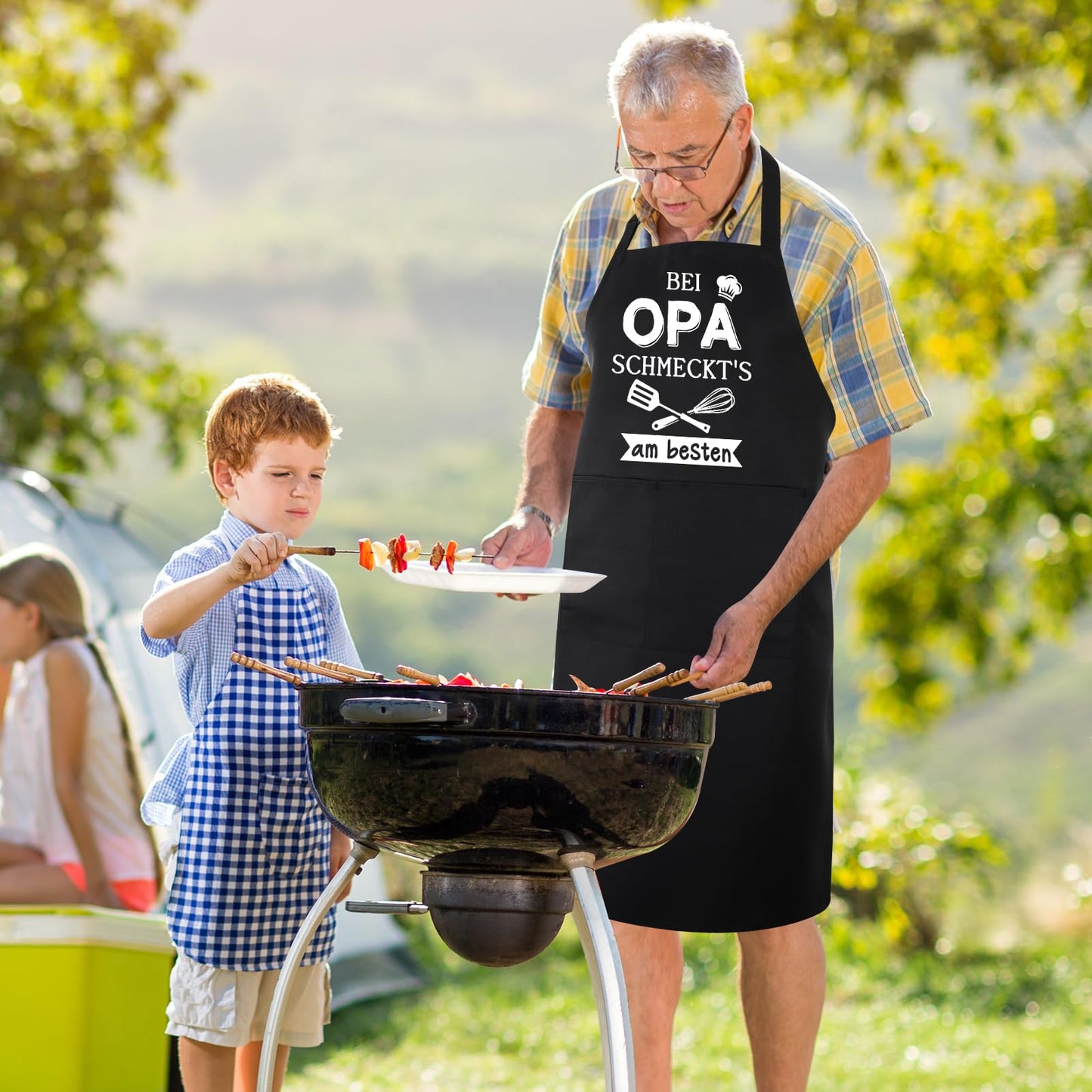Lustige Kochschürze für Männer,Grillschürze Verstellbare Schürze