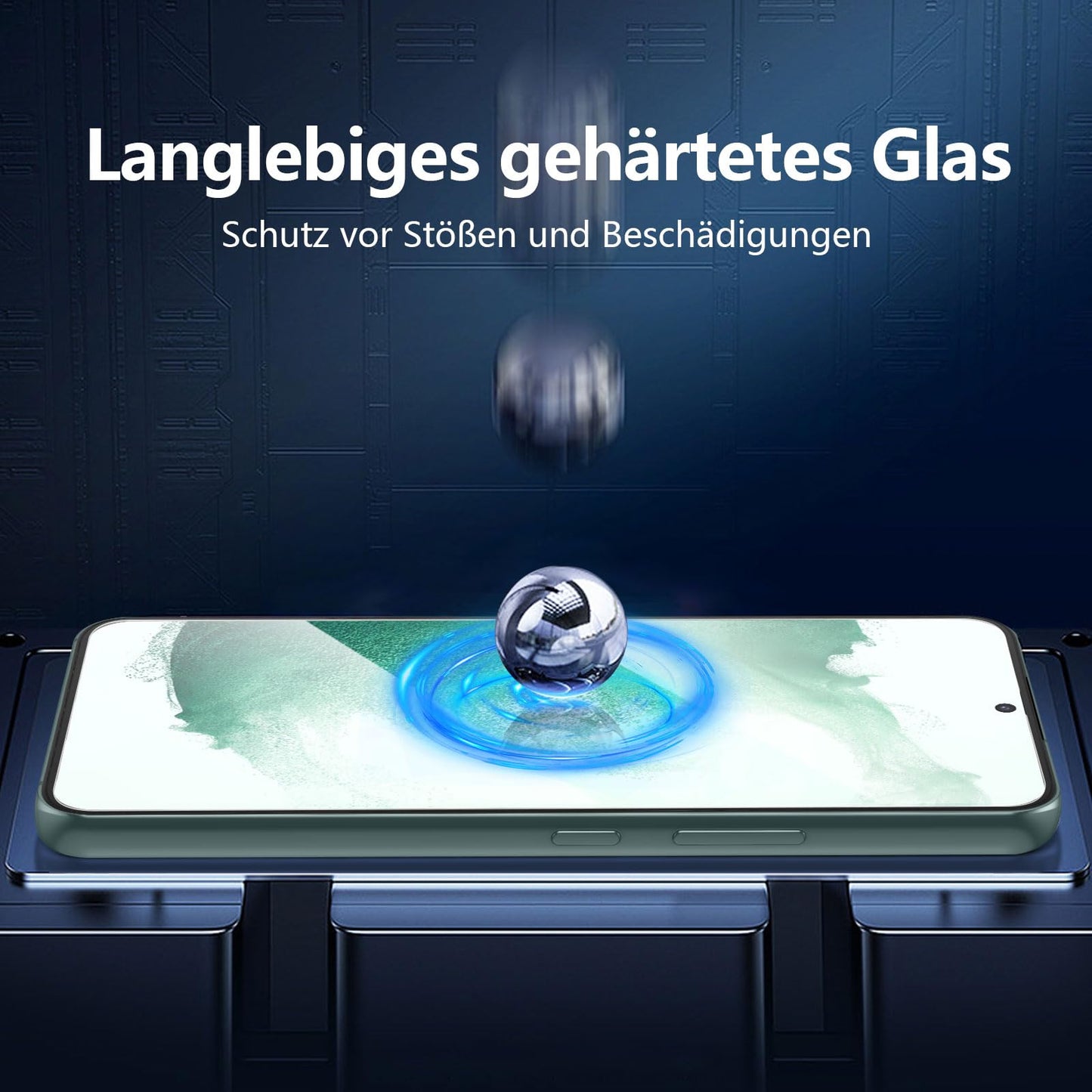 NEW'C Pack of 3 for Samsung Galaxy S25 Ultra Tempered Glass, Scratch Free, 9H Hardness, HD Screen Protector, Ultra Clear, Ultra Resistant