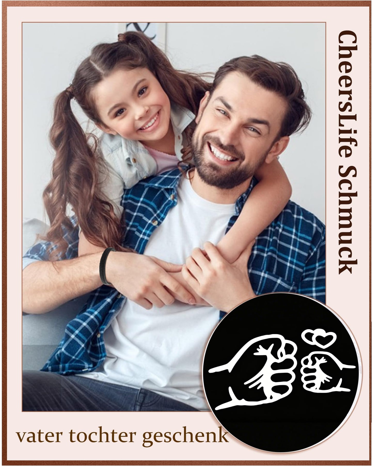 CheersLife Ich Liebe Dich Geschenke für Männer An Meinen Sohn Bruder Mann