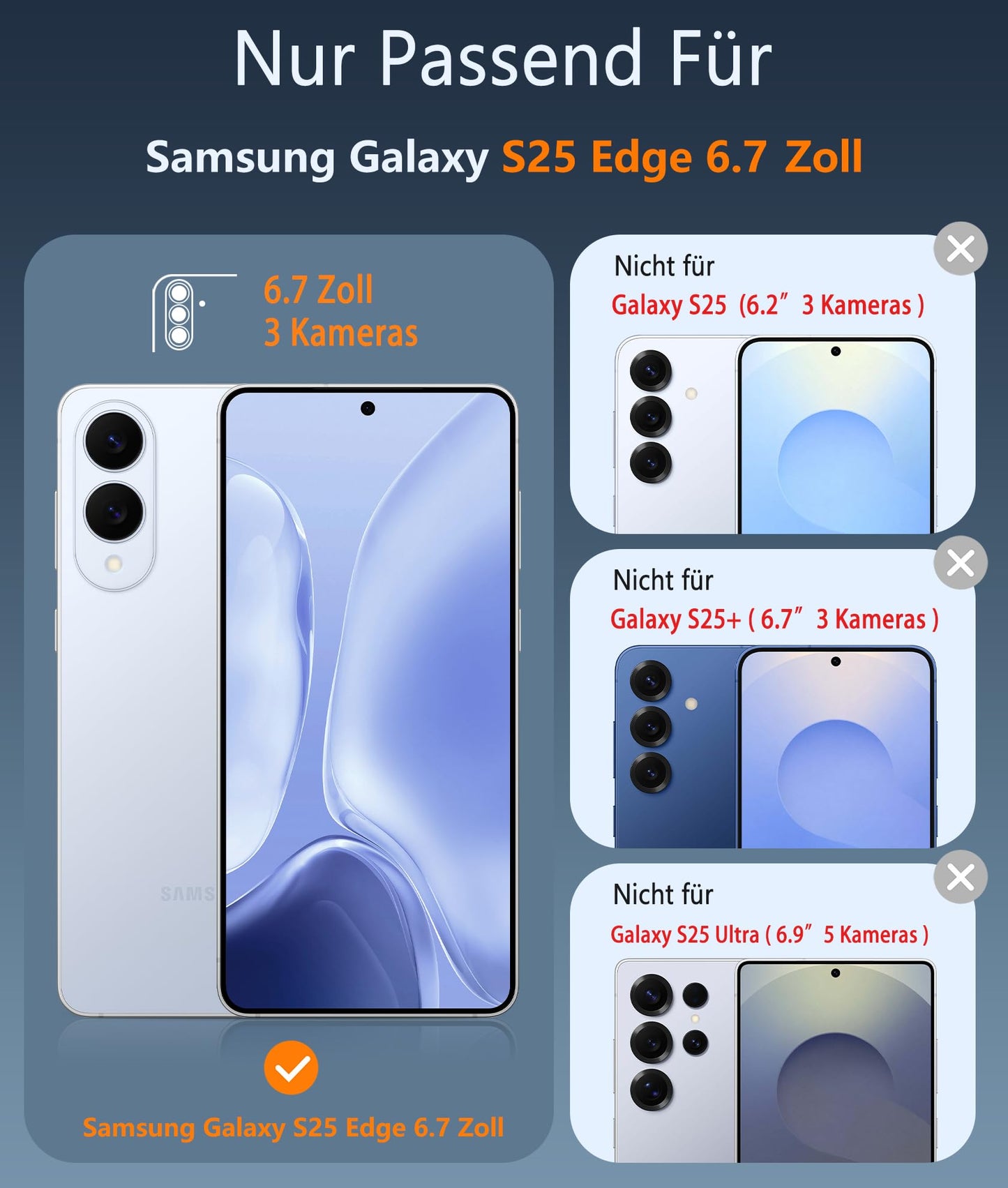 FNTCASE Case for Samsung Galaxy S25 Ultra 6.9 Inches, Military Drop Protection, Anti-Yellowing, Robust, Durable, Shockproof, Protective, Transparent, Clear